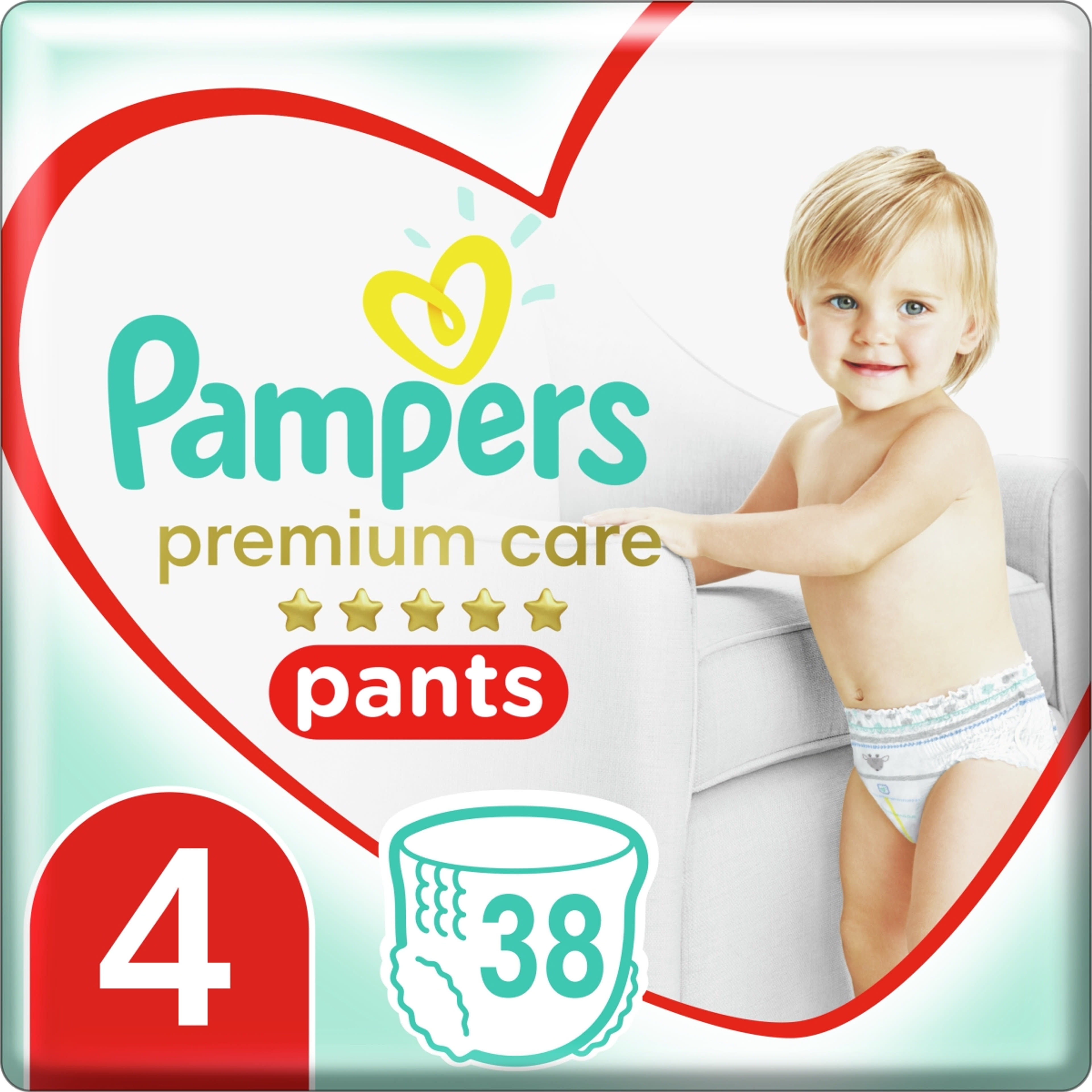 Pampers Premium Care Pants 4-es 9-15kg - 38 db-9