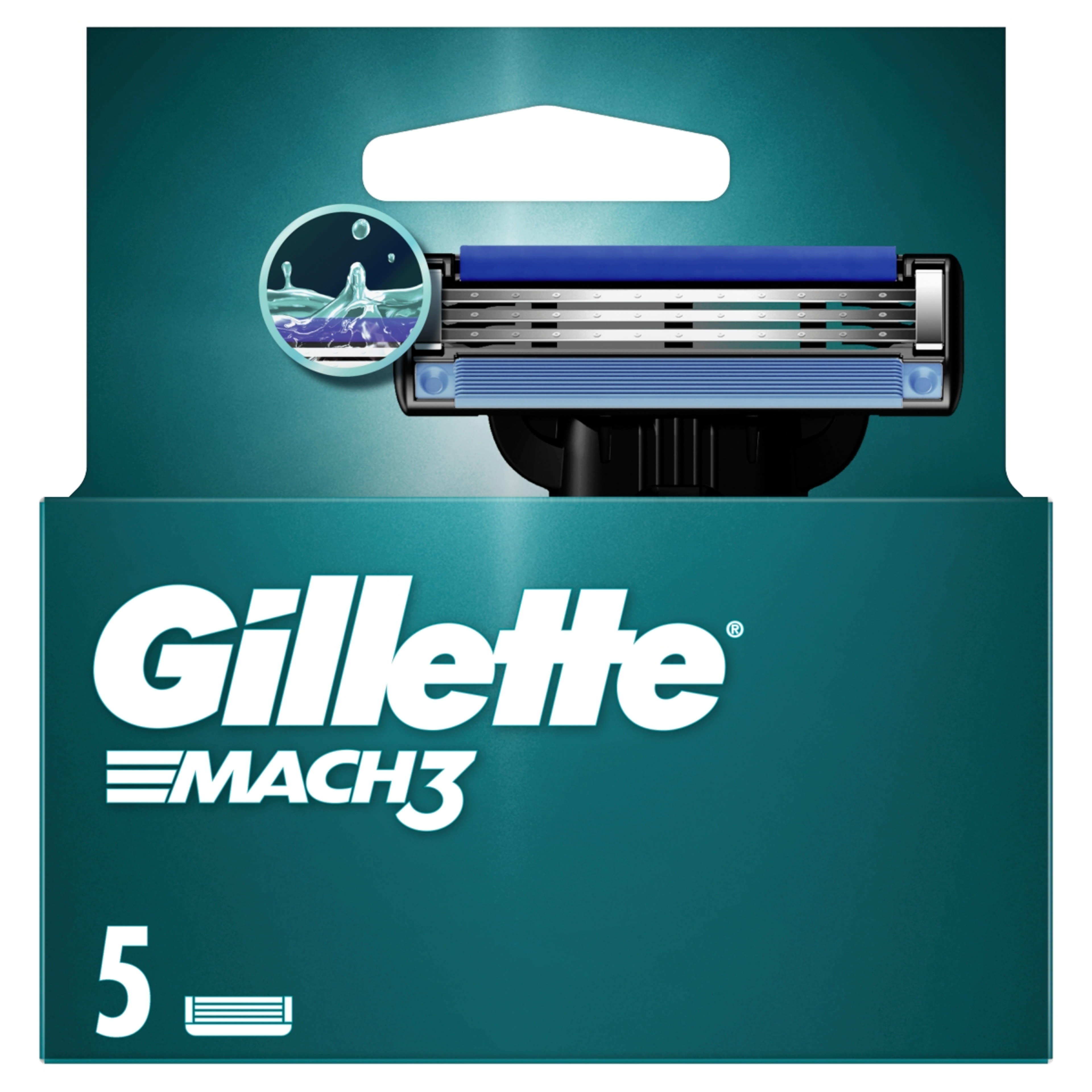 Gillette Mach 3 borotvabetét - 5 db-1