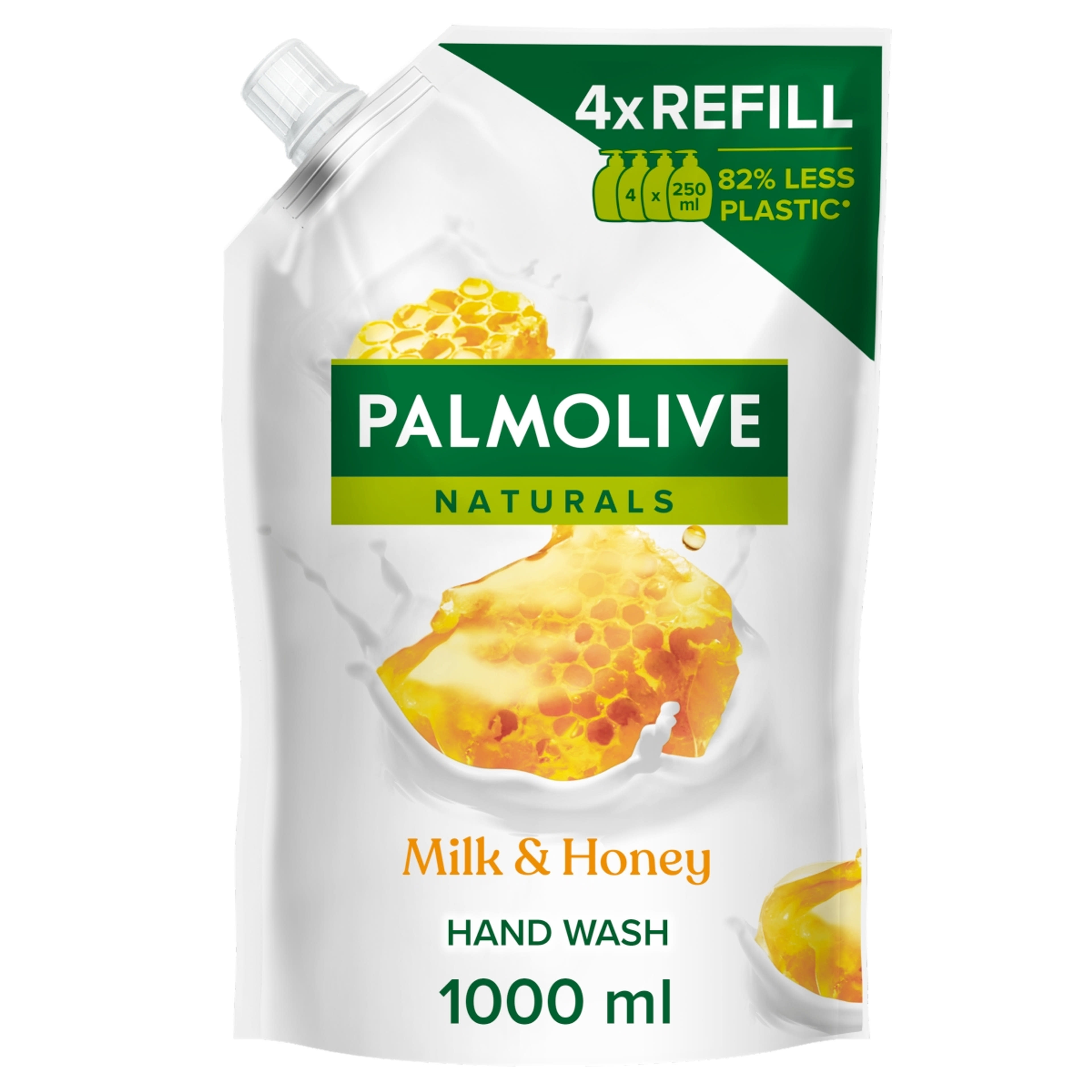 Palmolive Naturals Milk & Honey folyékony szappan utántöltő - 1000 ml