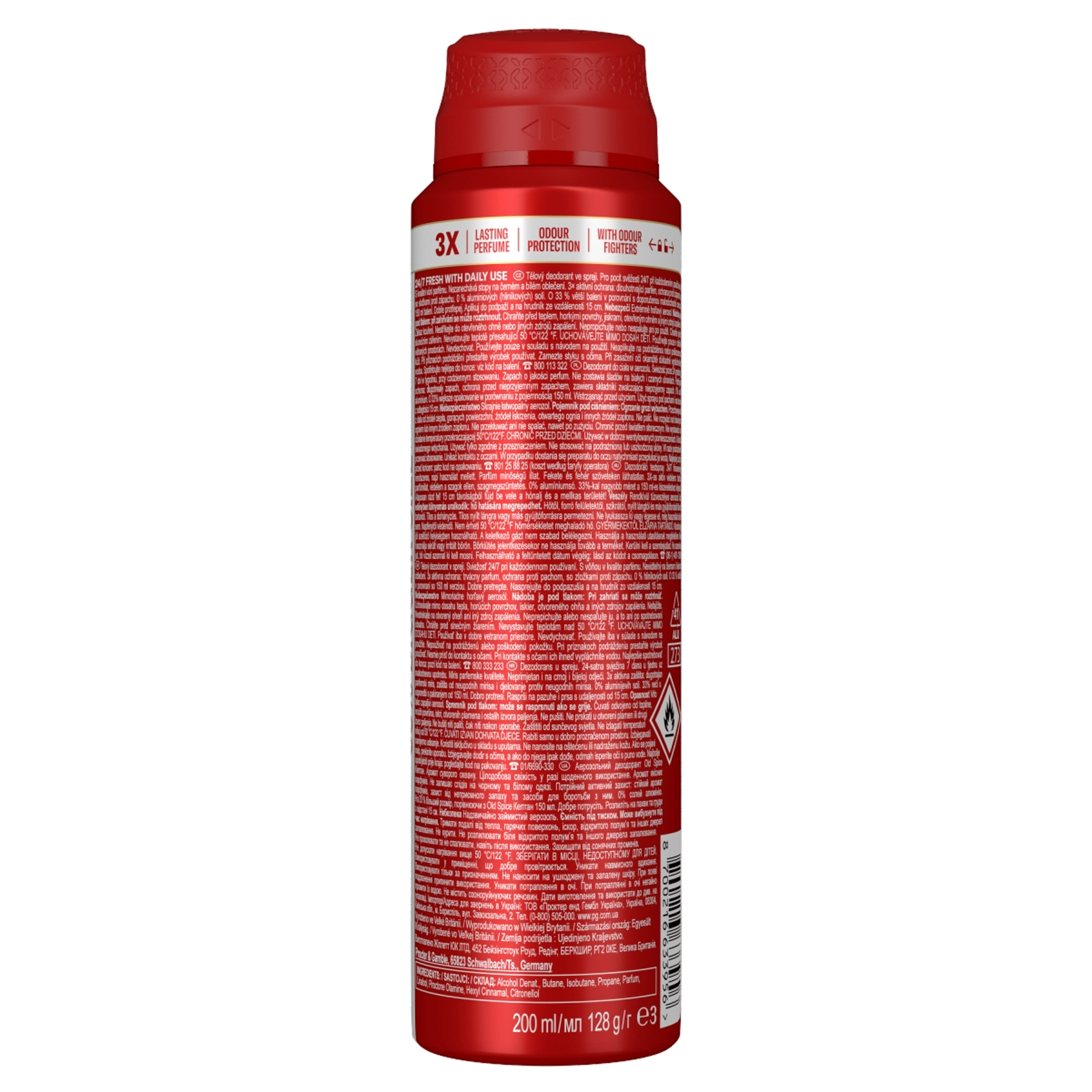 Old Spice Captain dezodor spray férfiaknak - 200 ml-2