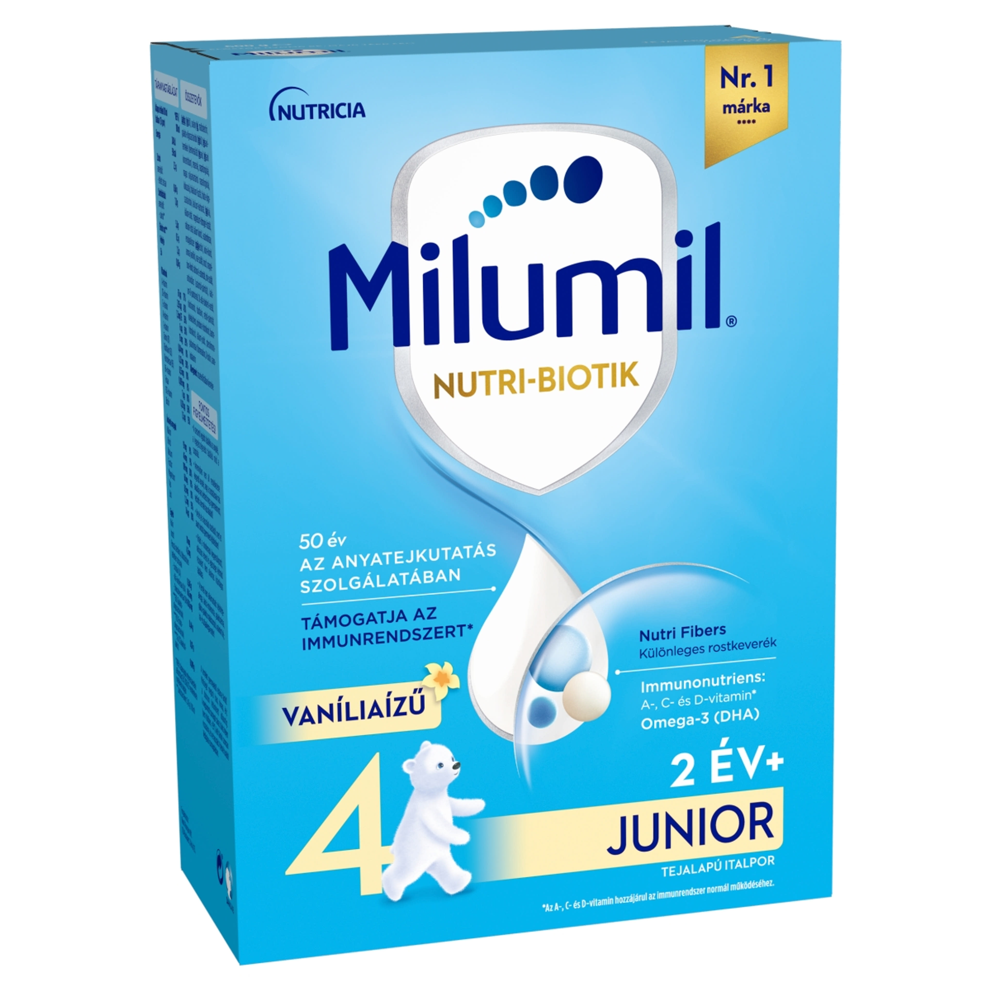 Milumil 4 Junior ital vaníliaízű 2 éves kortól - 500 g-1