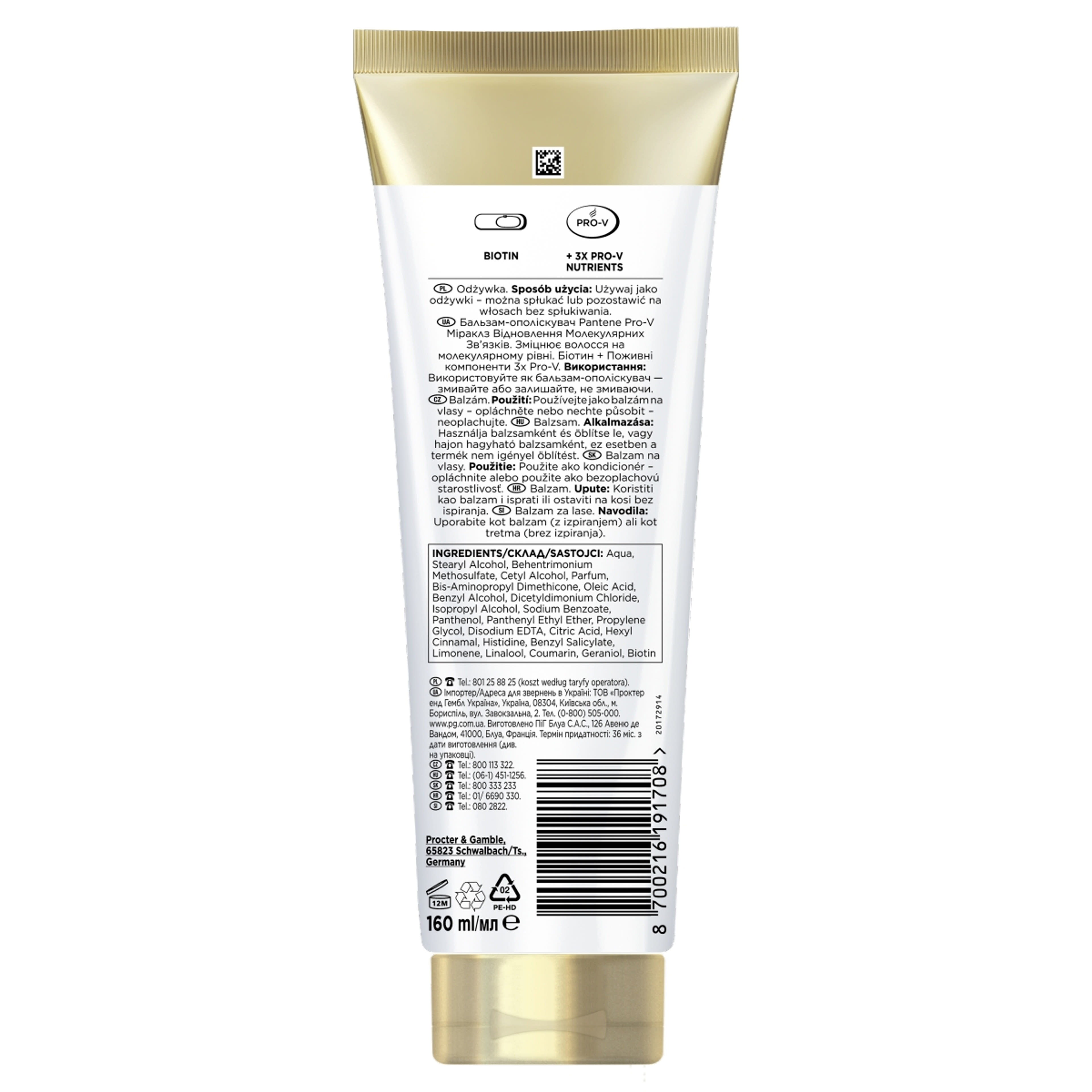 Pantene Bond Repair Miracles balzsam - 160 ml-2