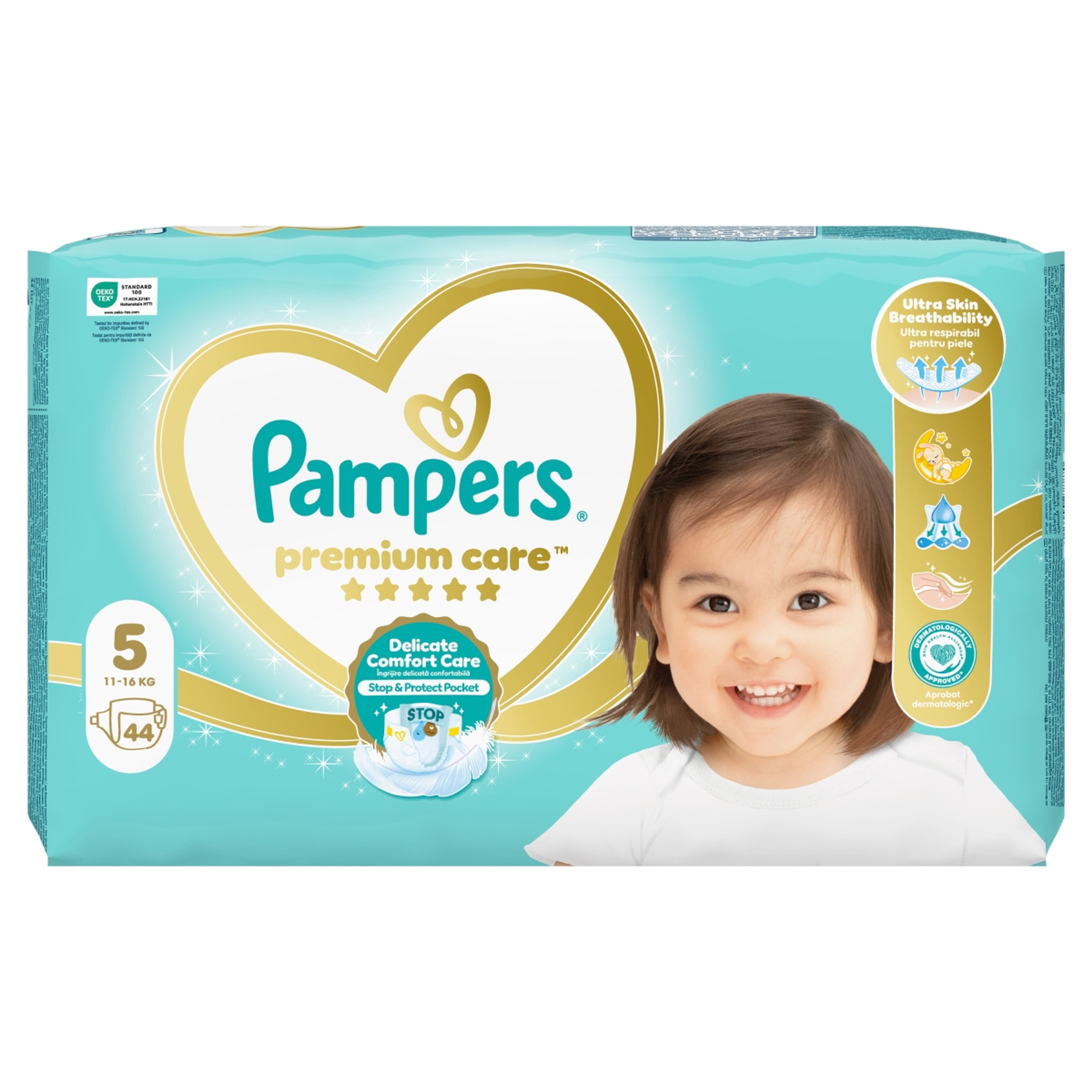Pampers Premium Care Pelenka 5-ös 11-16kg - 44 db