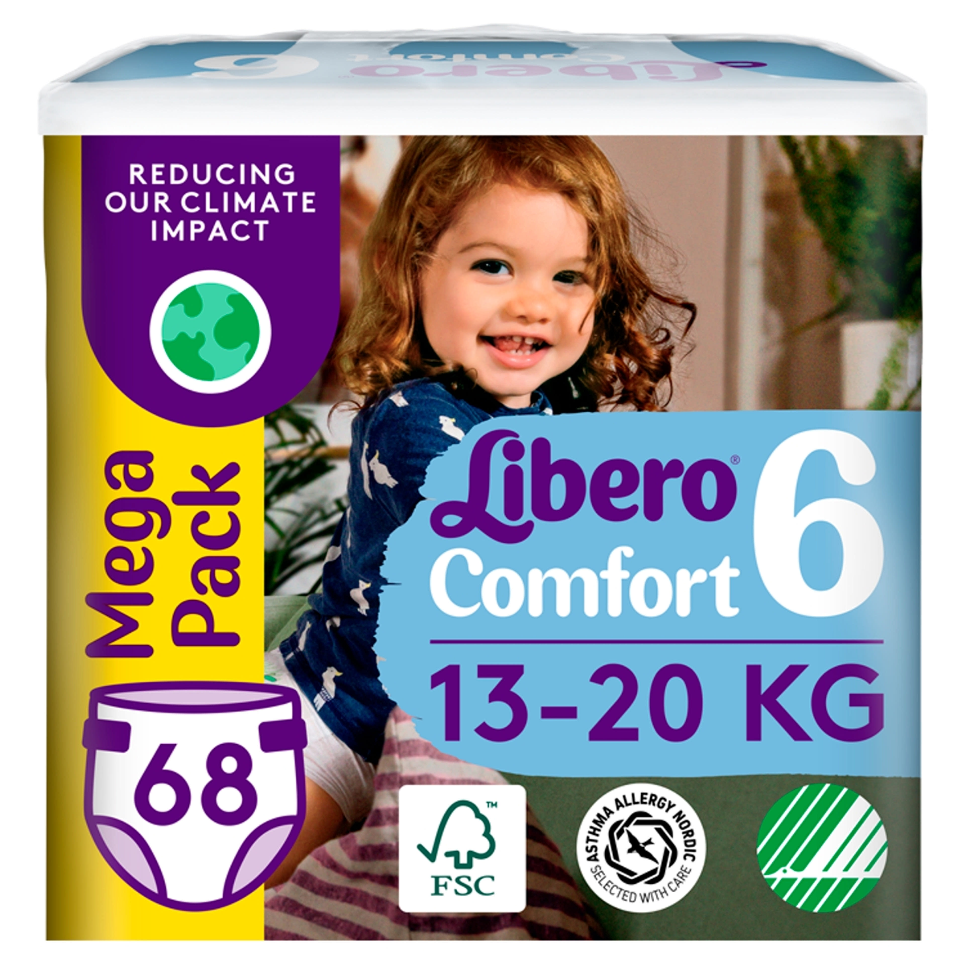 Libero Comfort Mega Pack 6-os nadrágpelenka, 13-20 kg - 68 db-3