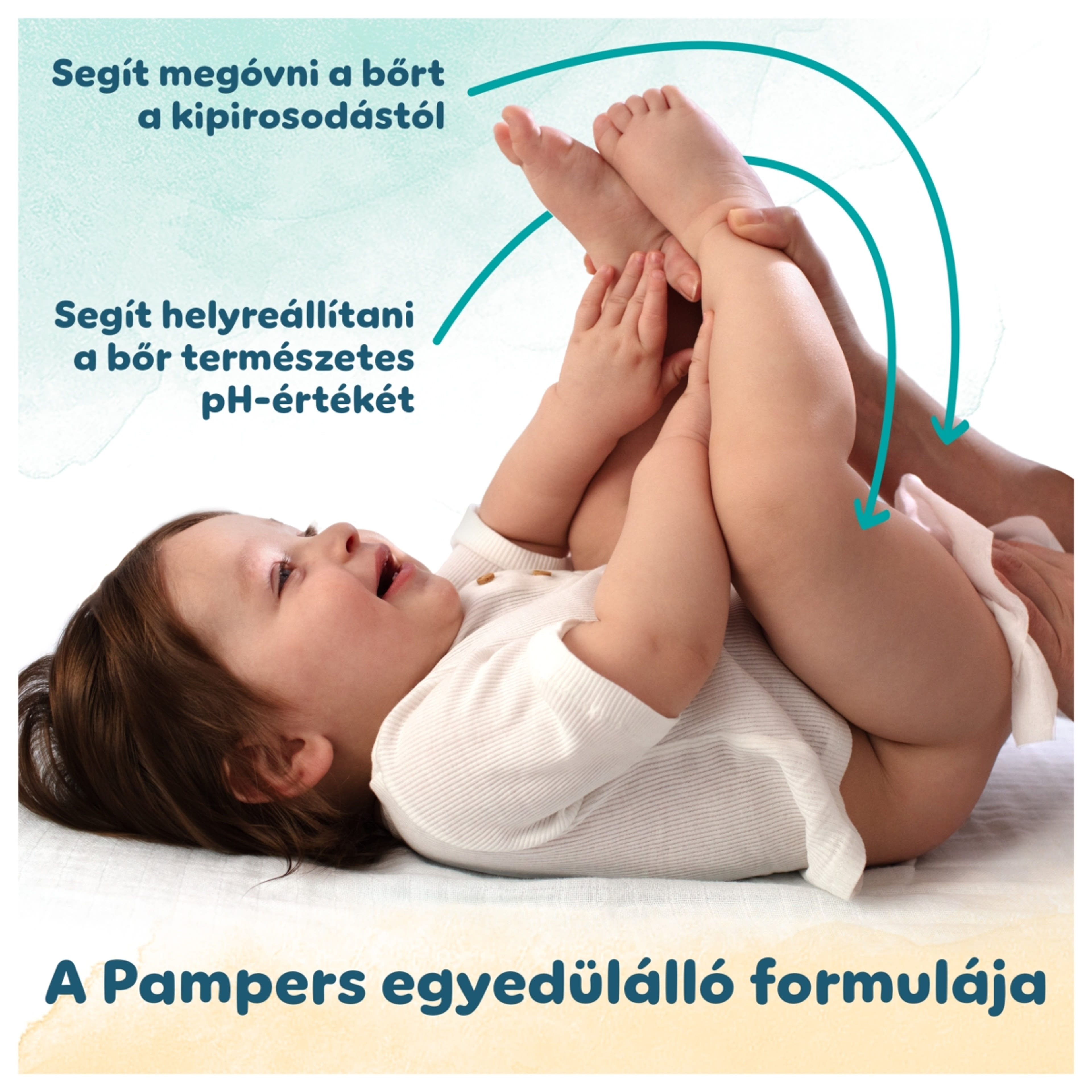 Pampers Harmonie Protect & Care Nedves törlőkendő - 44 db-3