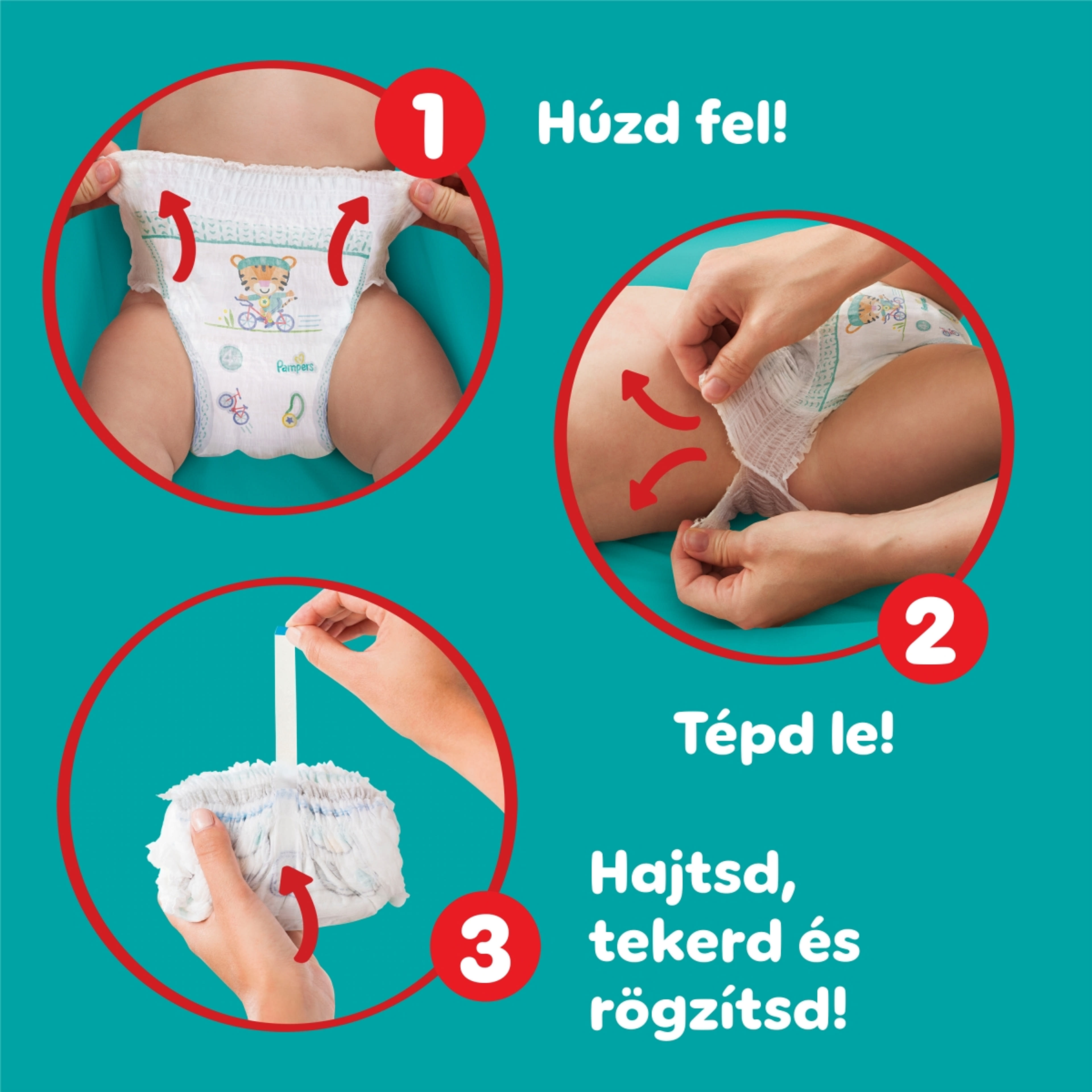 Pampers Pants mega pack+ 7-es 17+ kg - 74 db-7