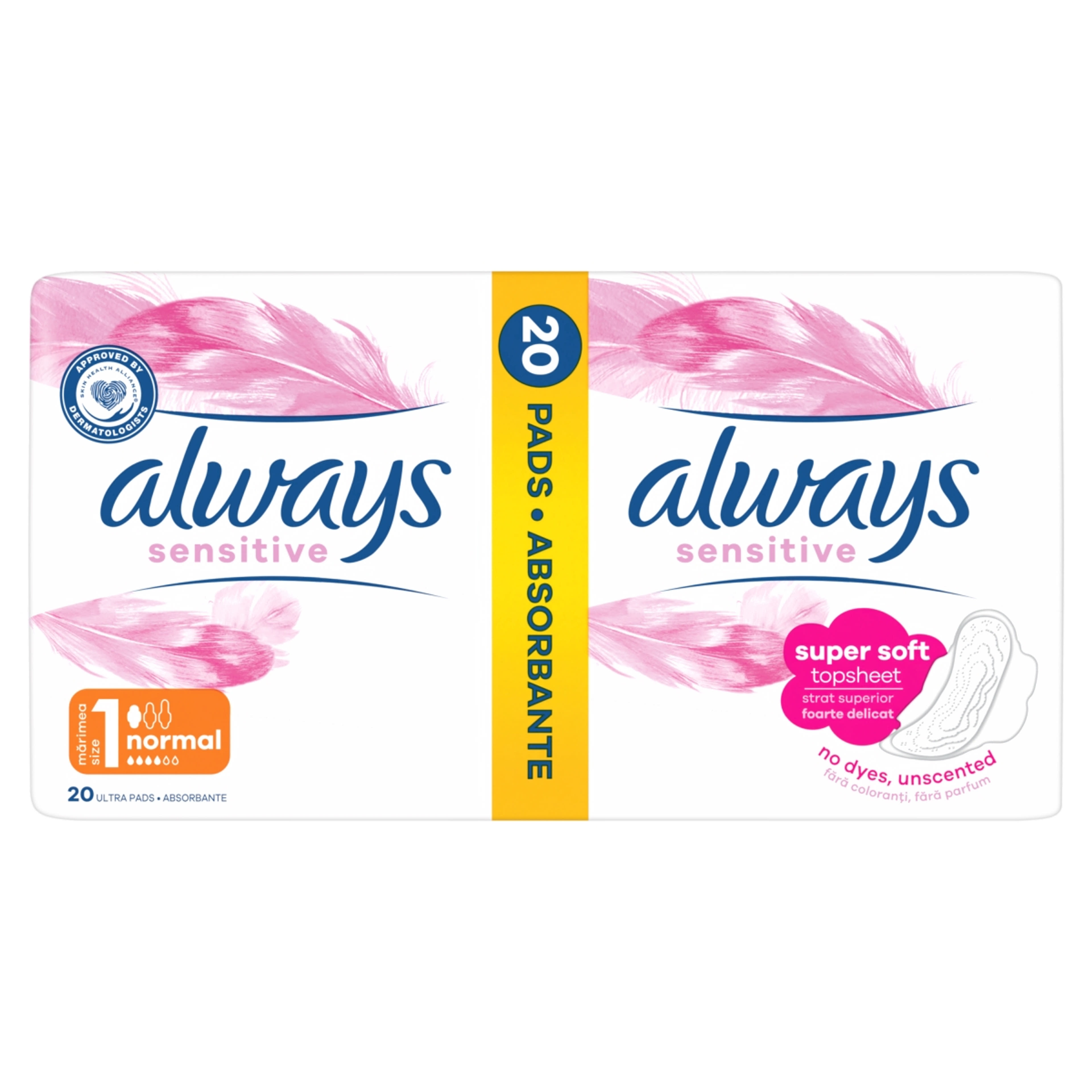Always Ultra Sensitive Normal Plus intim betét - 20 db-3