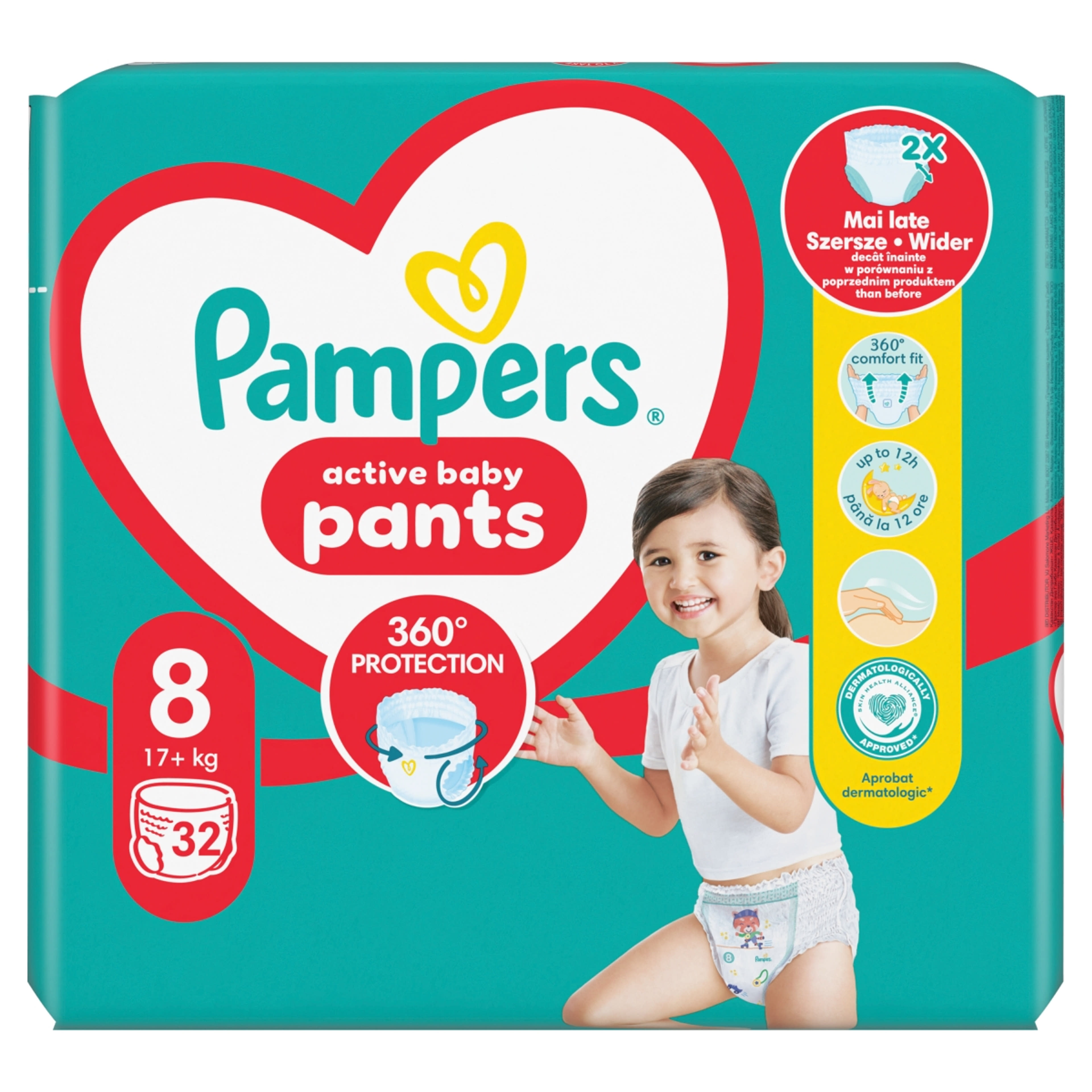 Pampers Pants Jumbo Pack 8-as, 19+ kg - 32 db