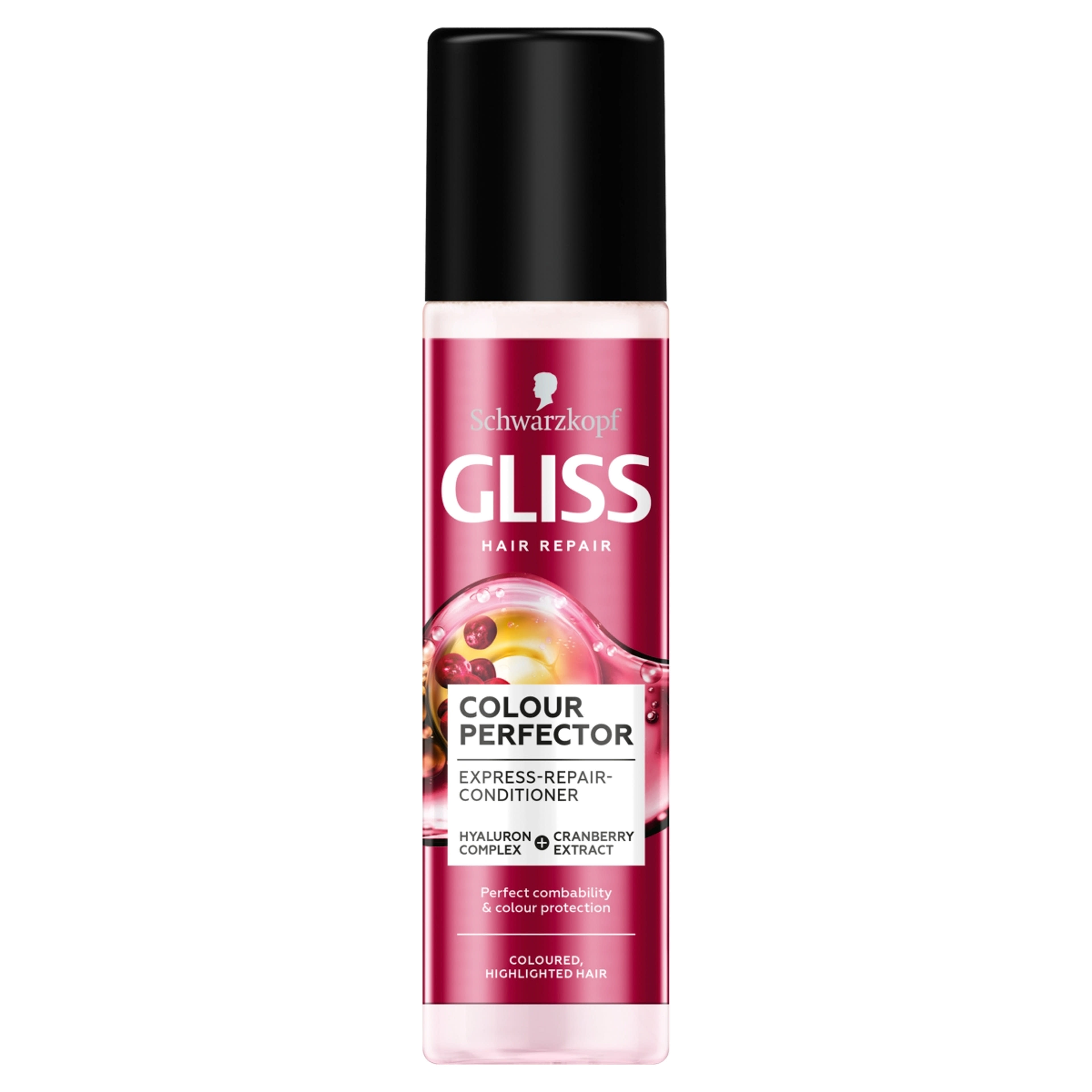 Gliss Express Repair - Ragyogó szín és védelem hajregeneráló balzsam - 200 ml