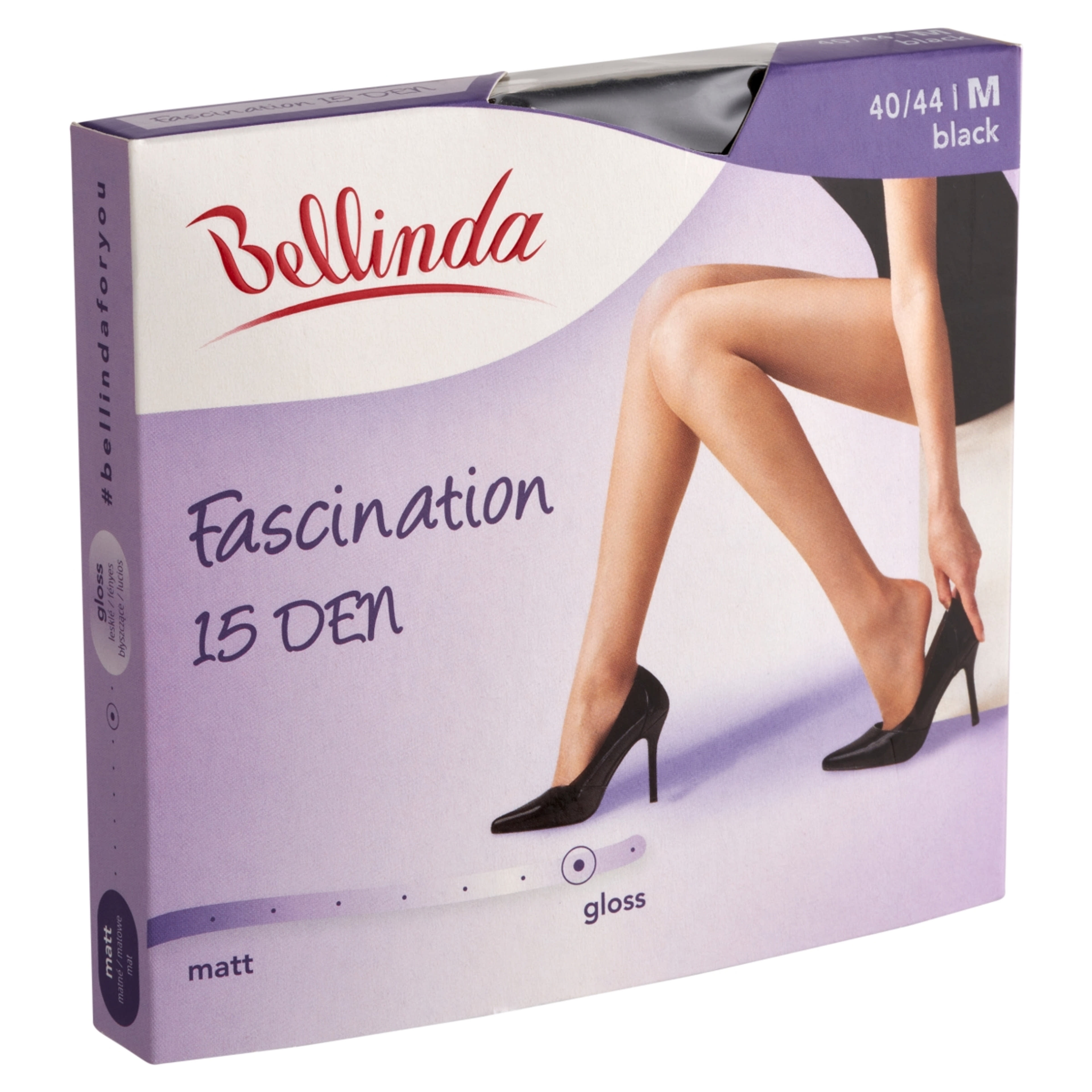 Bellinda Fascination 15 Den Fekete M Harisnya - 1 db-2