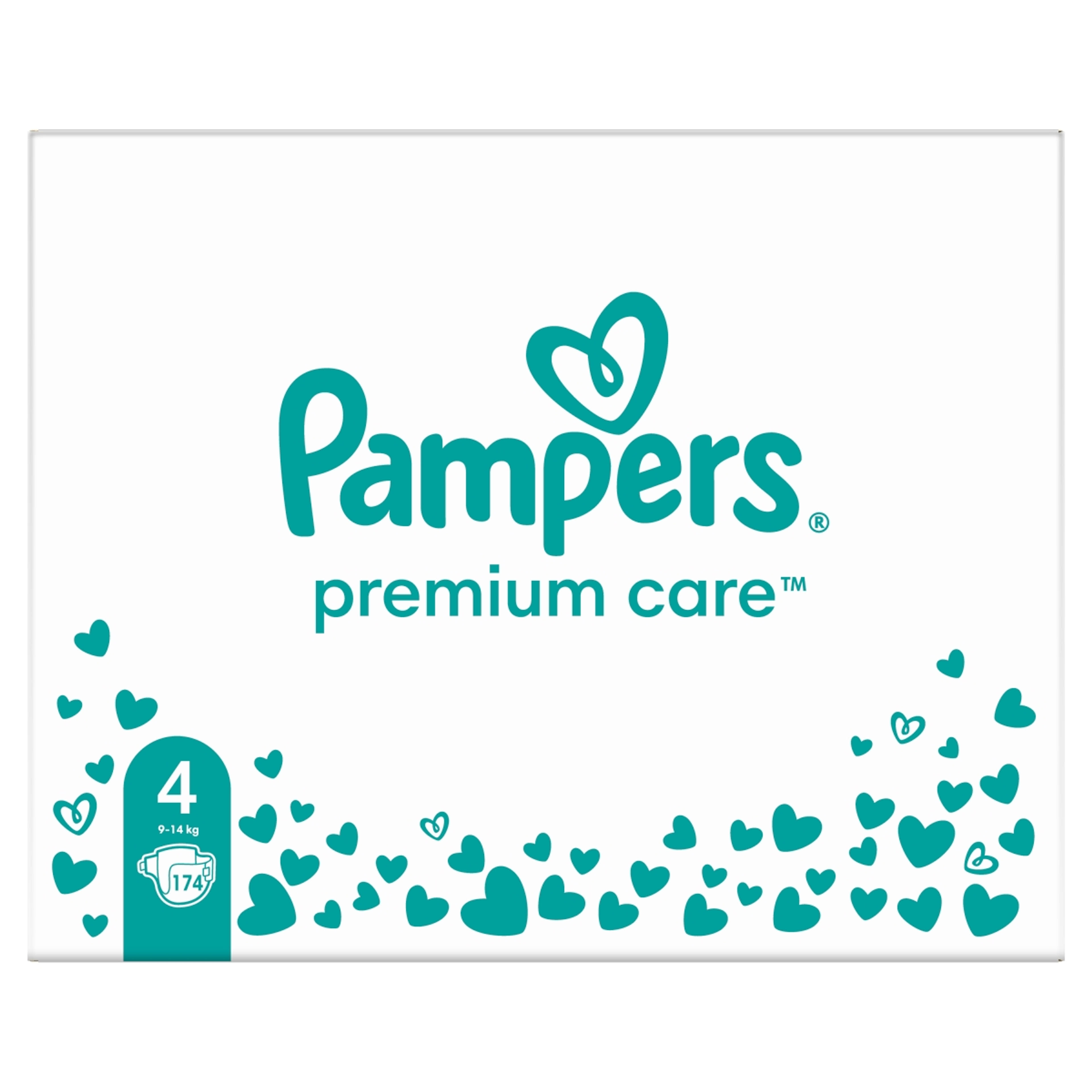 Pampers Premium Care pelenka 4-es méret, 9-14 kg - 174 db-1