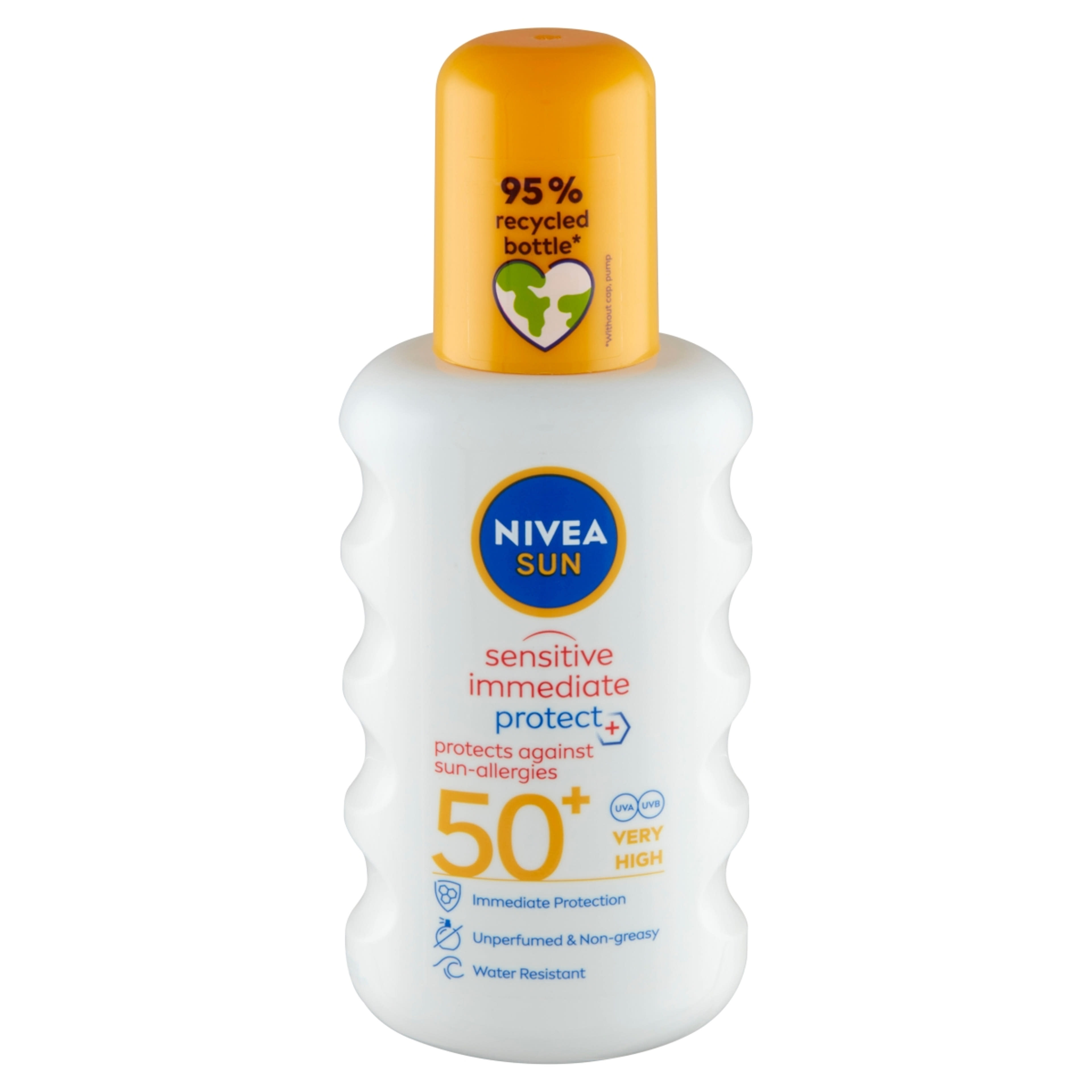 Nivea Sun napallergia elleni napozó spray F50+ - 200 ml-3