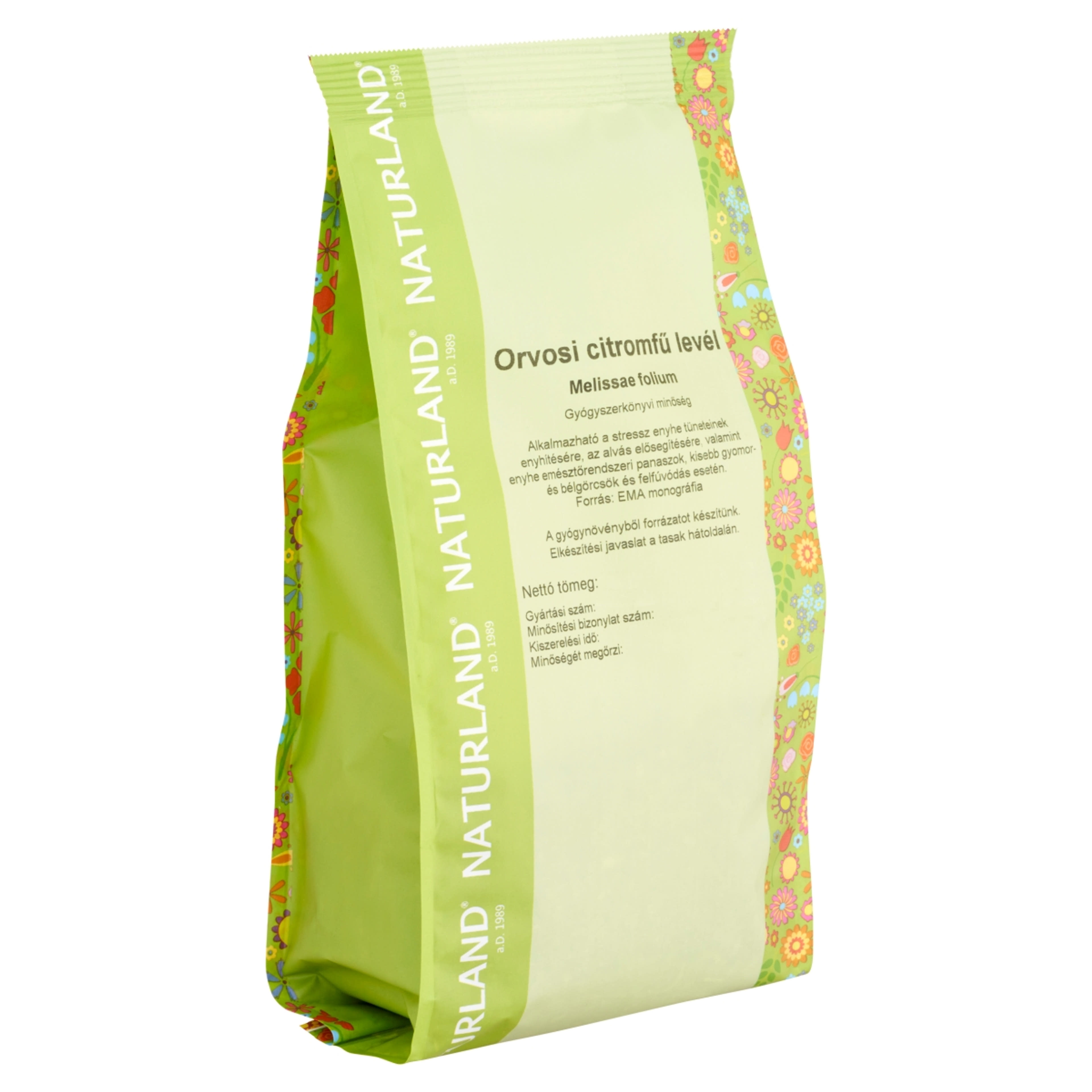 Naturland tasakos Orvosi citromfűlevél tea - 50 g-2