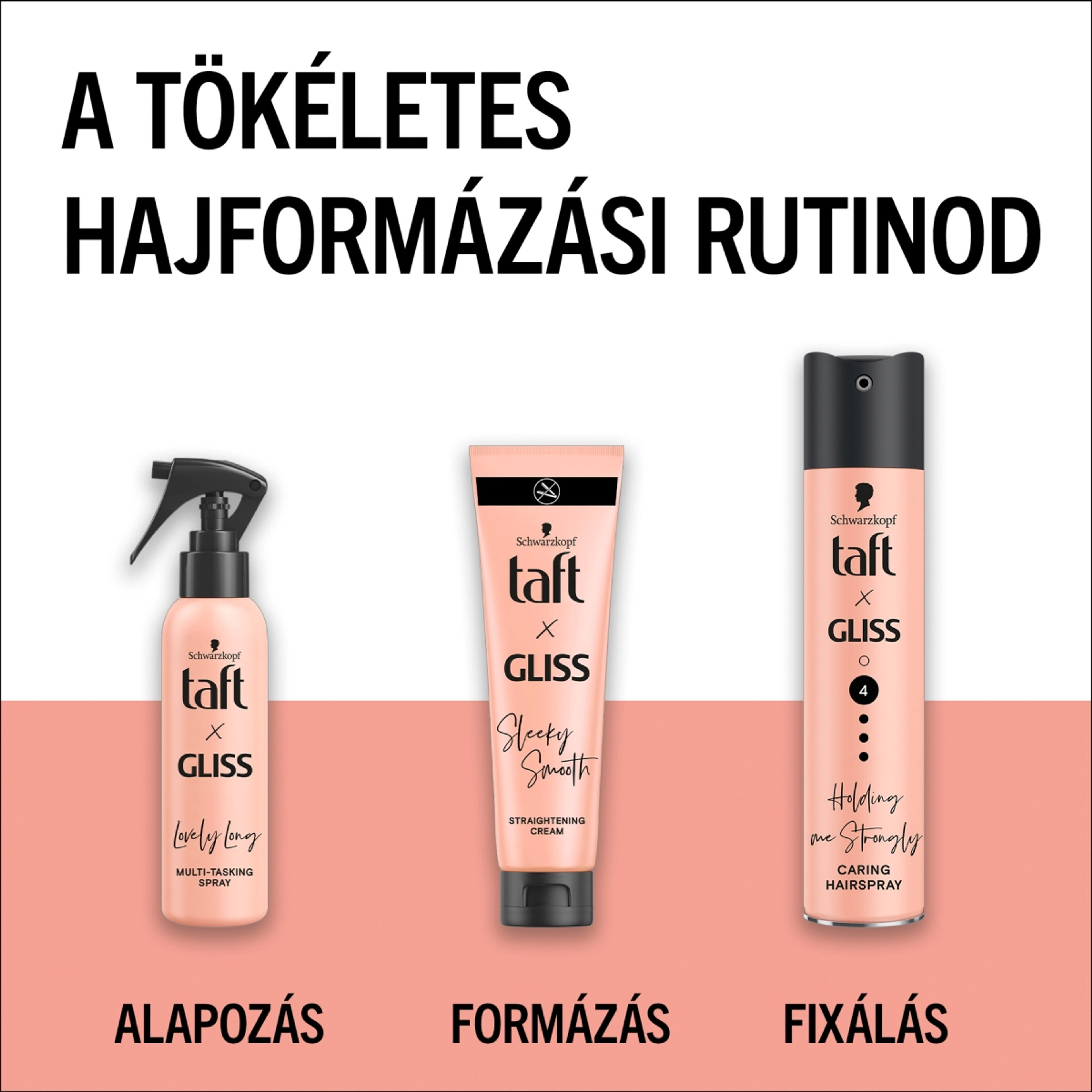 Schwarzkopf Taft x Gliss hővédő spray - 150 ml-6