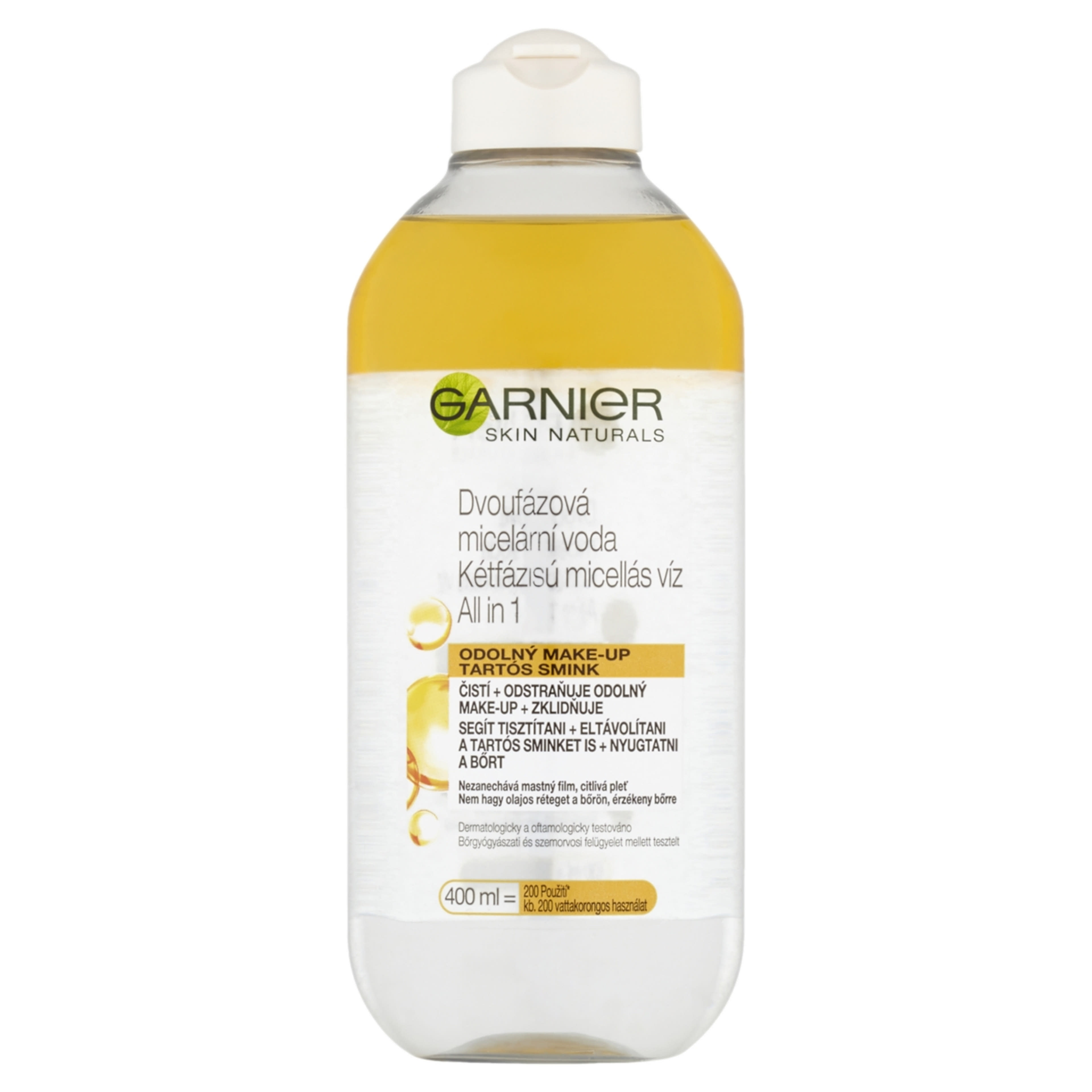 Garnier Skin Naturals Kétfázisú Micellás Víz All In 1 - 400 ml-1