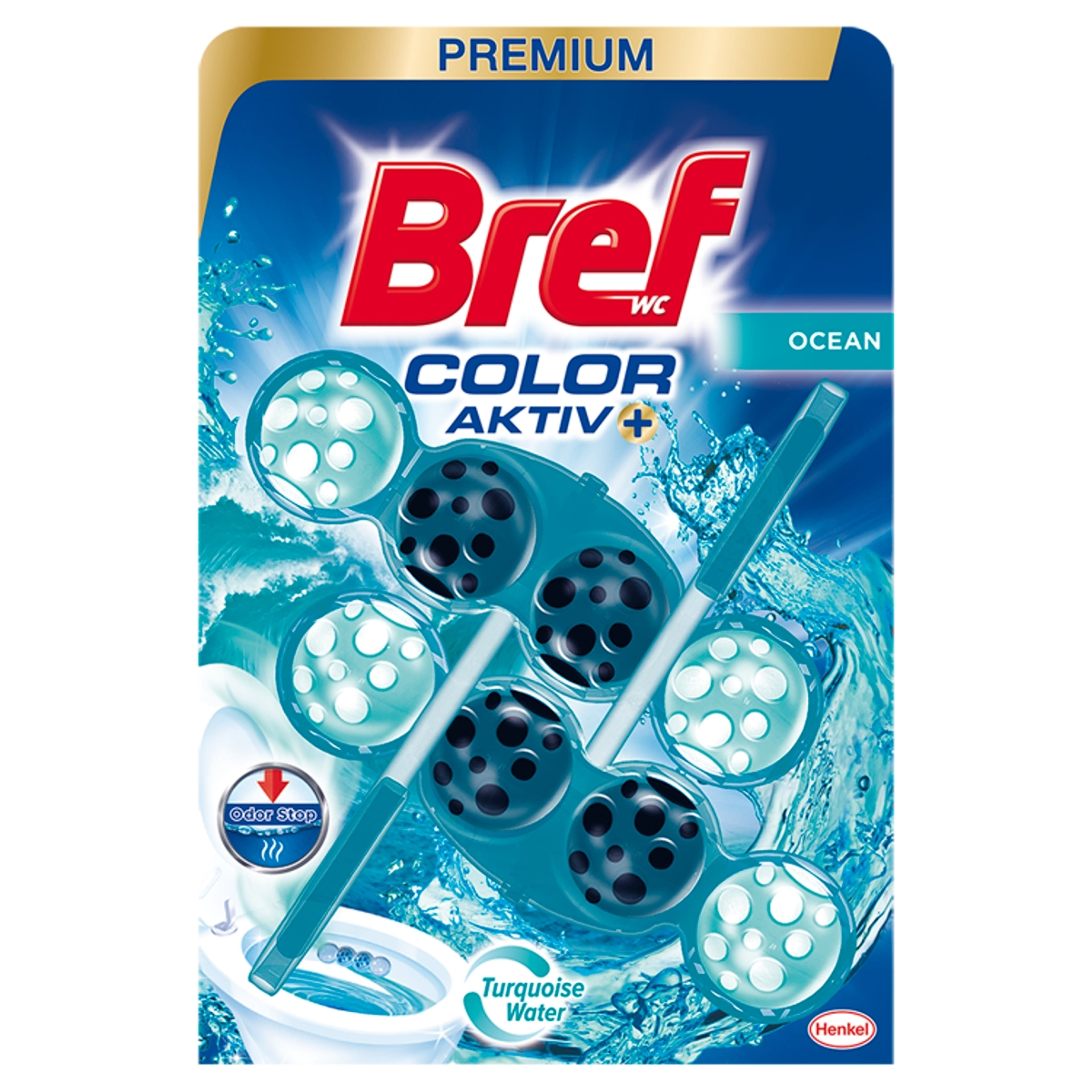 Bref Color Aktiv Ocean WC illatosító (2x50 g) - 100 g