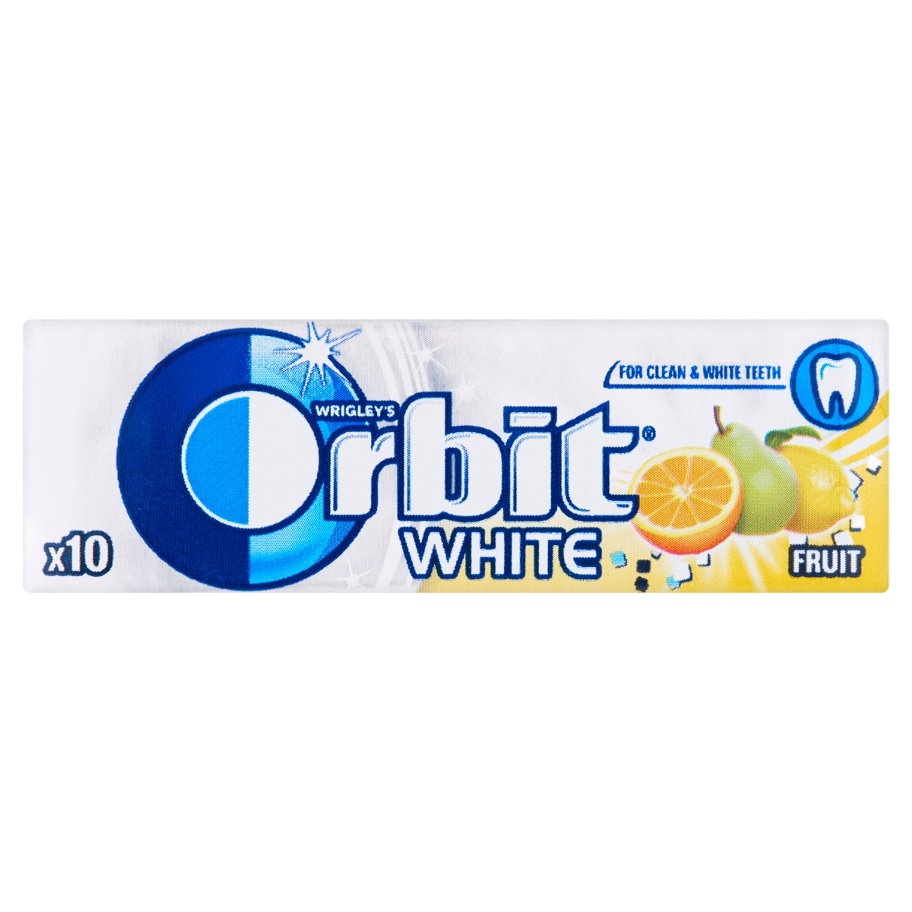 Orbit drazsé white fruit - 14 g-1