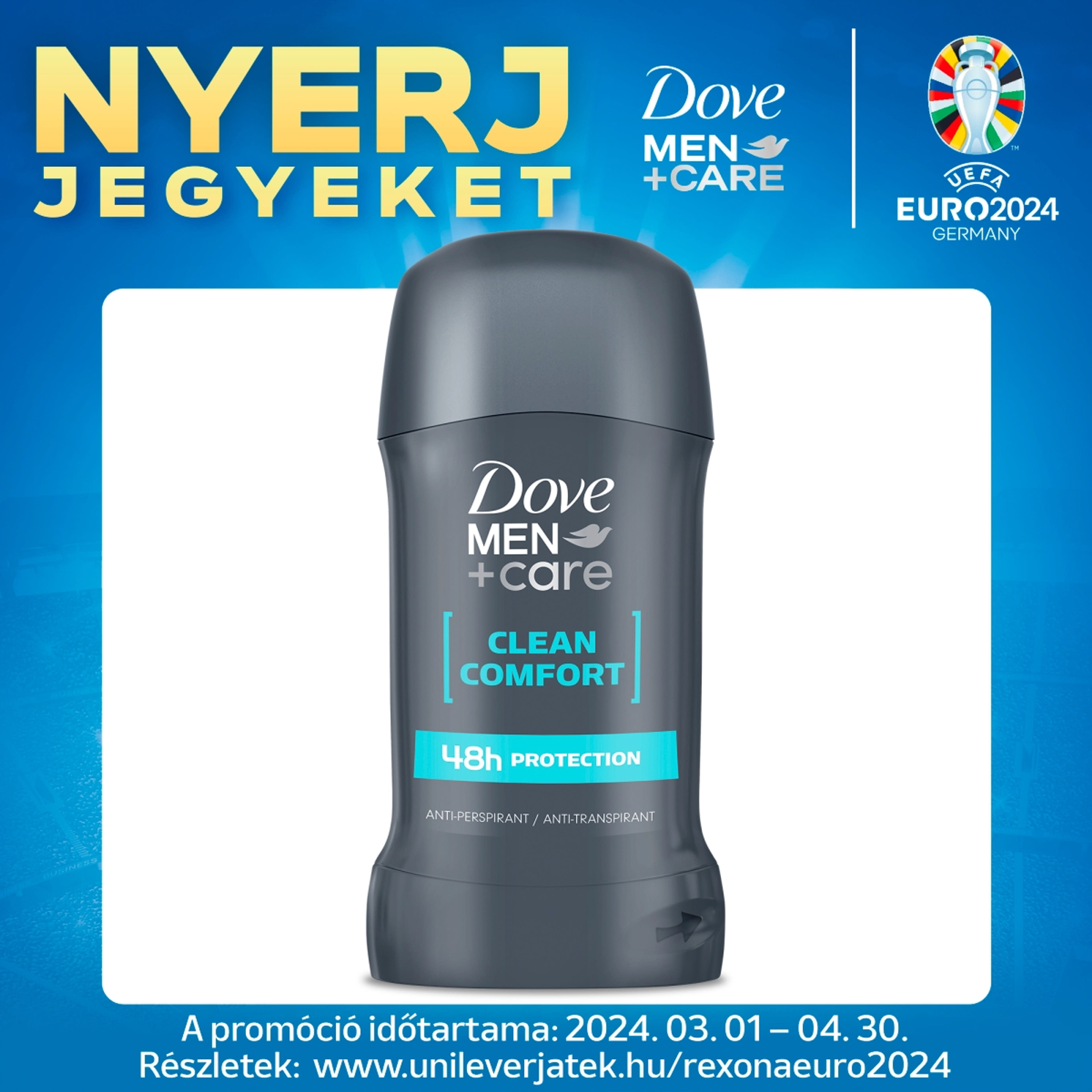 Dove Men+Care Clean Comfort stift - 50 ml