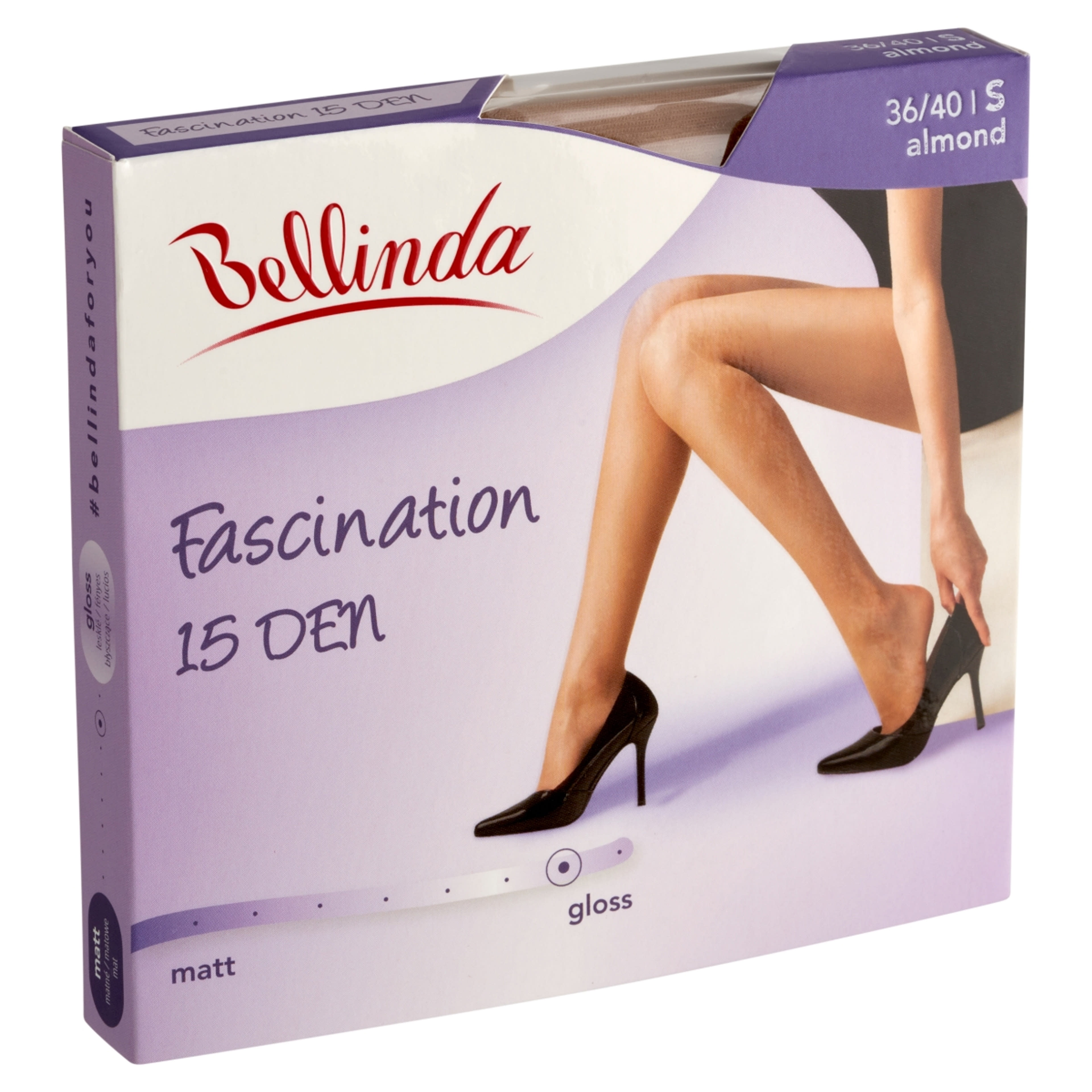 Bellinda Fascination 15 Den Almond S Harisnya - 1 db-2