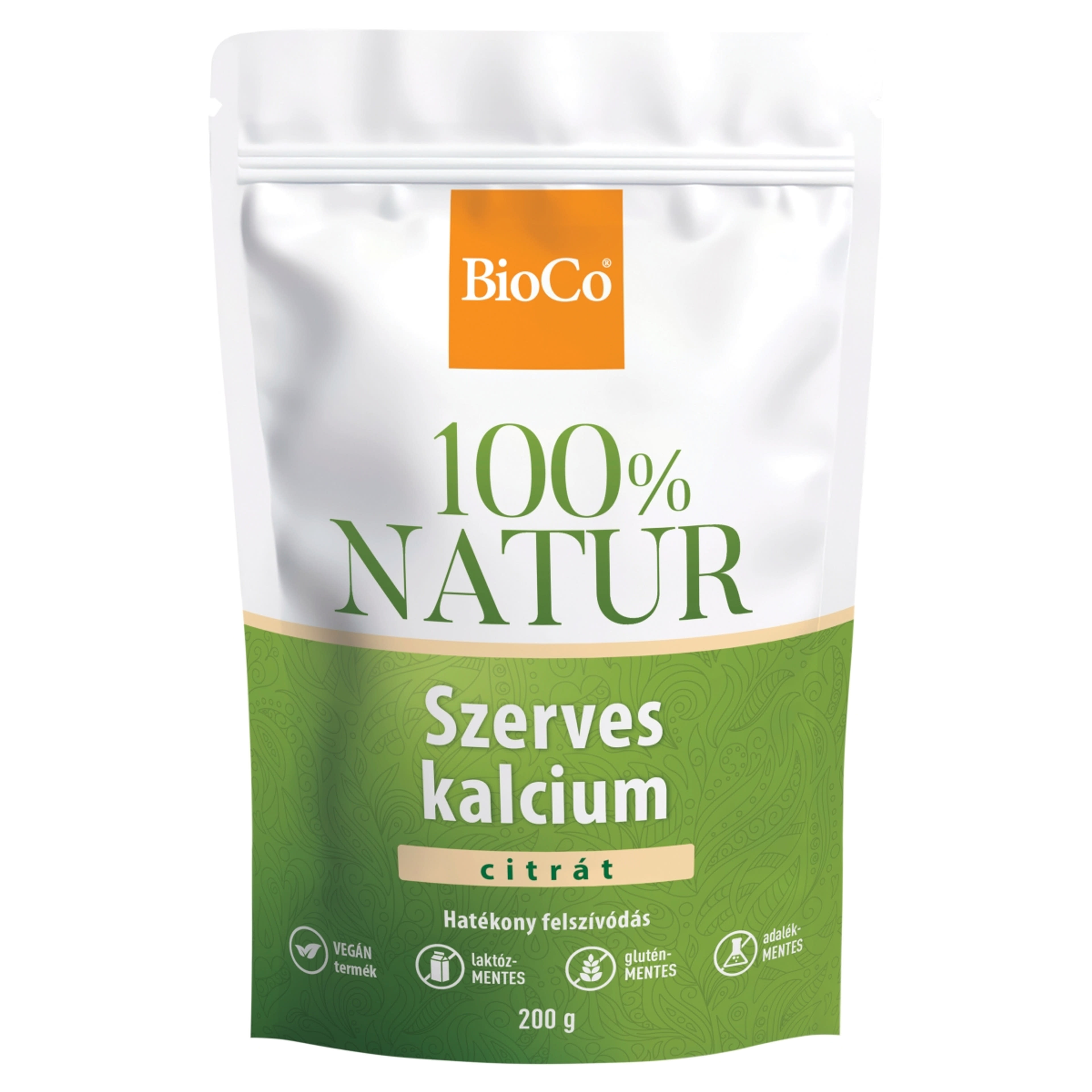 BioCo 100% Natur szerves kalcium-citrát tasakos por - 200 g