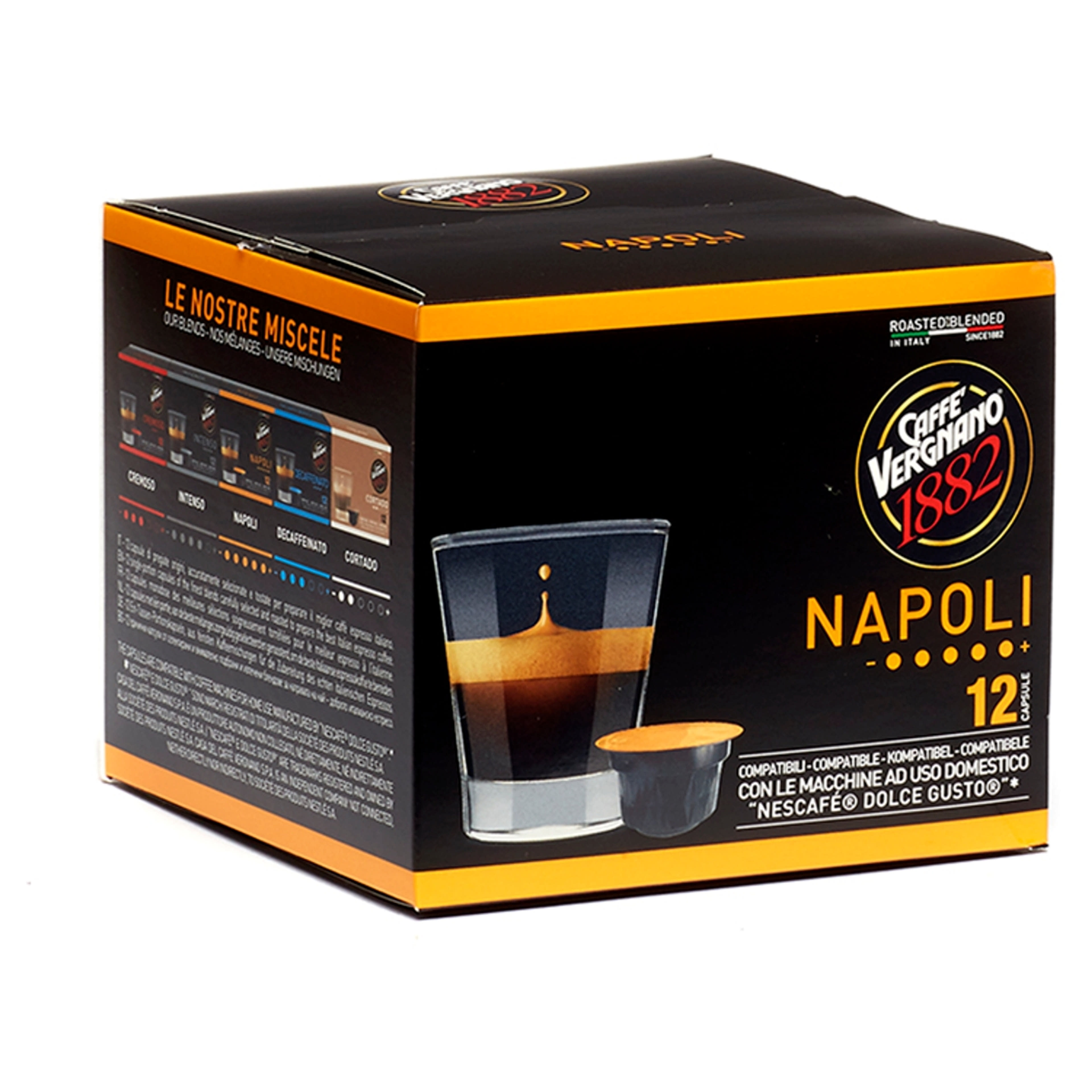 Caffé Vergnano Napoli kávékapszula - 12 db-1