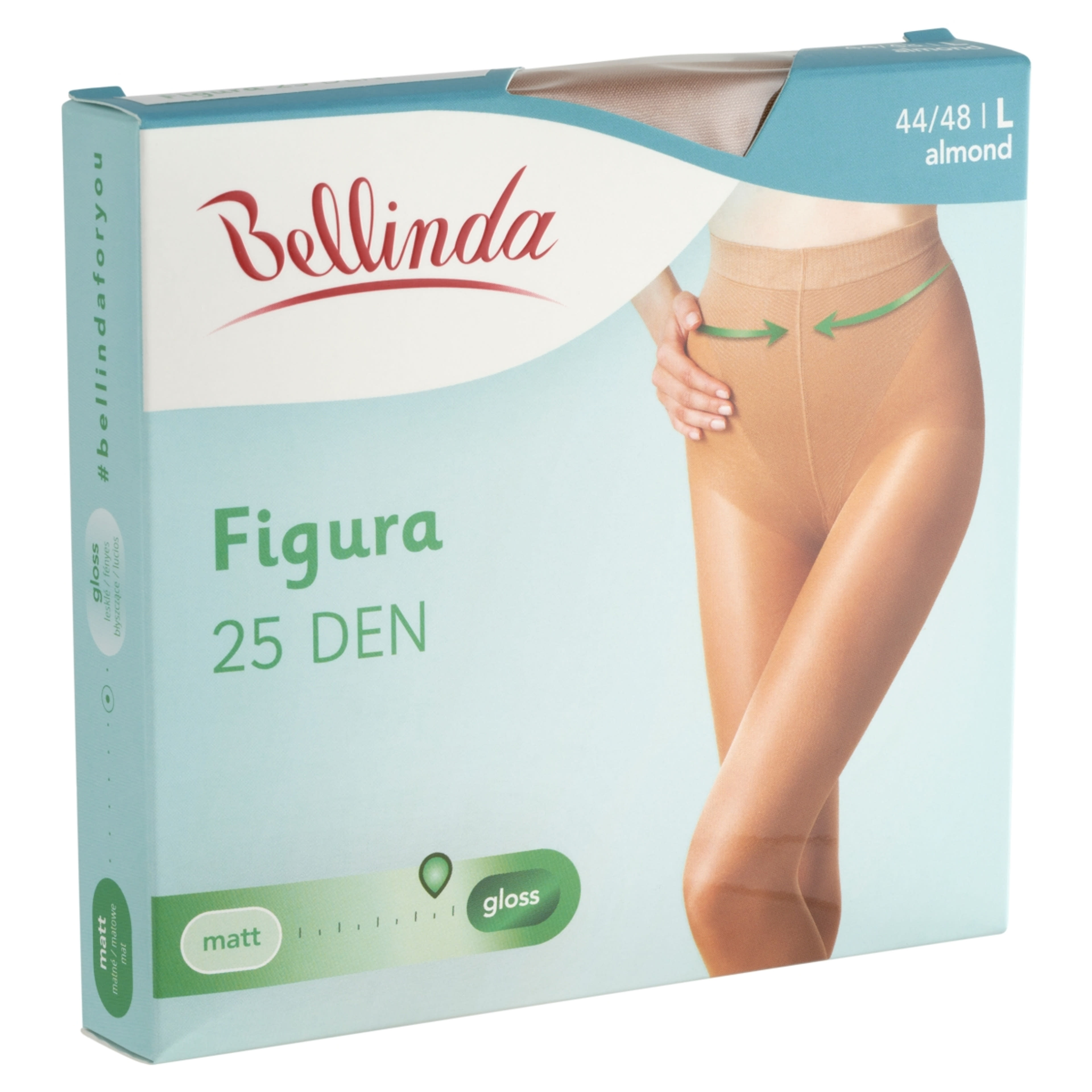 Bellinda Figura 25 Den Almond L Harisnya - 1 db-2