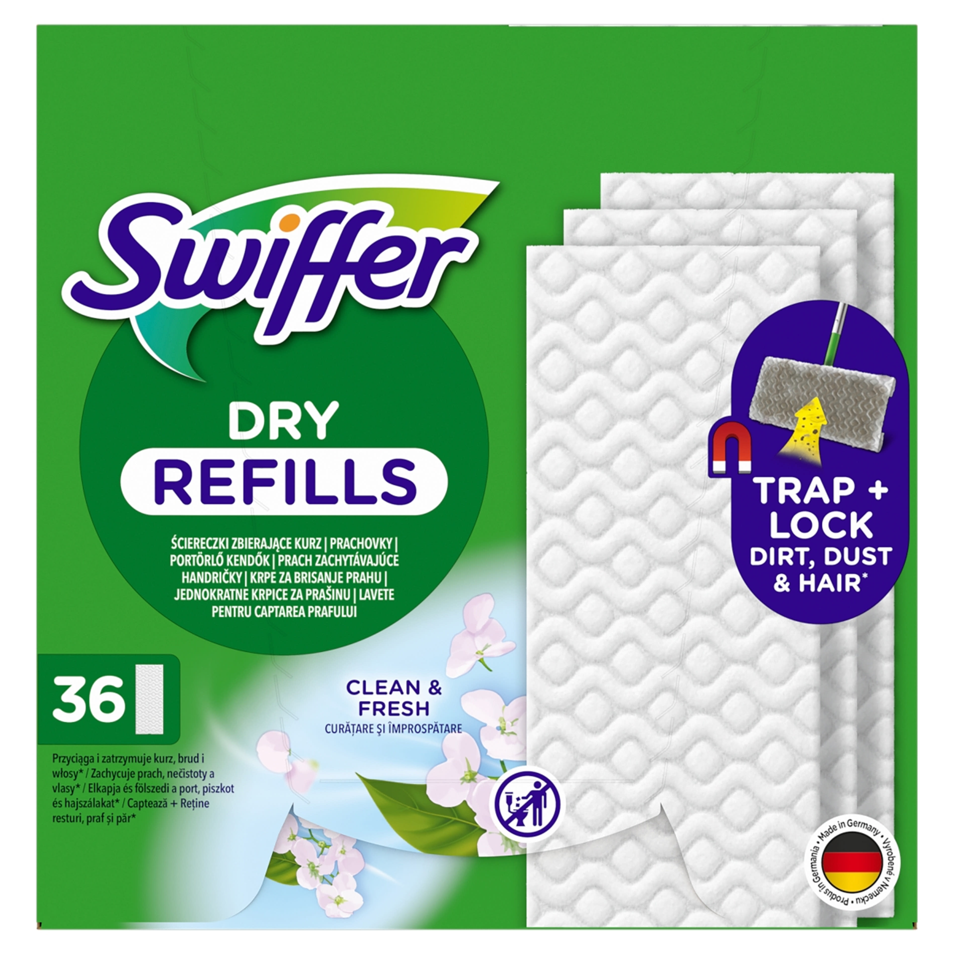 Swiffer Sweeper száraz utántöltő - 36 db