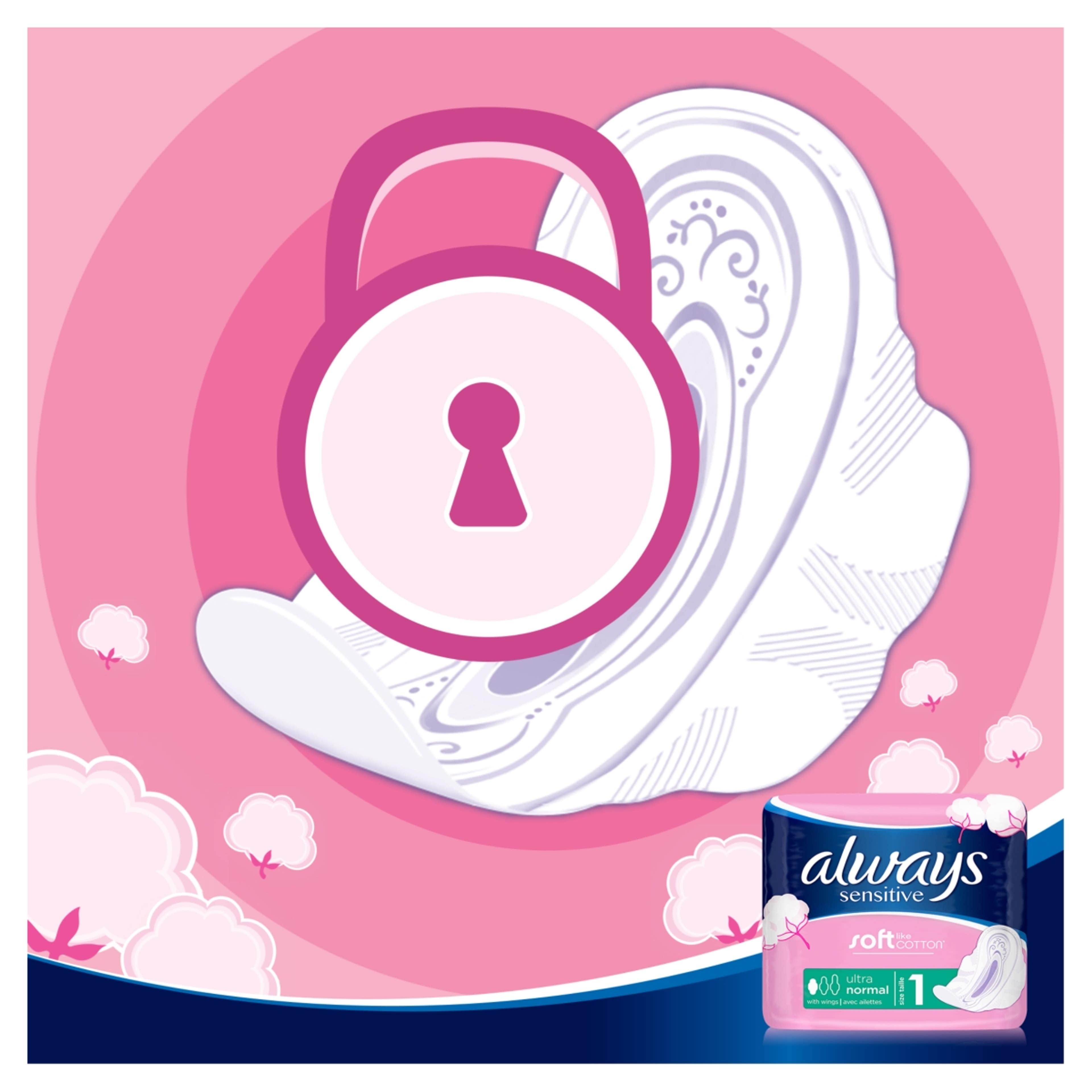 Always Sensitive Ultra Normal Plus intim betét - 10 db-5