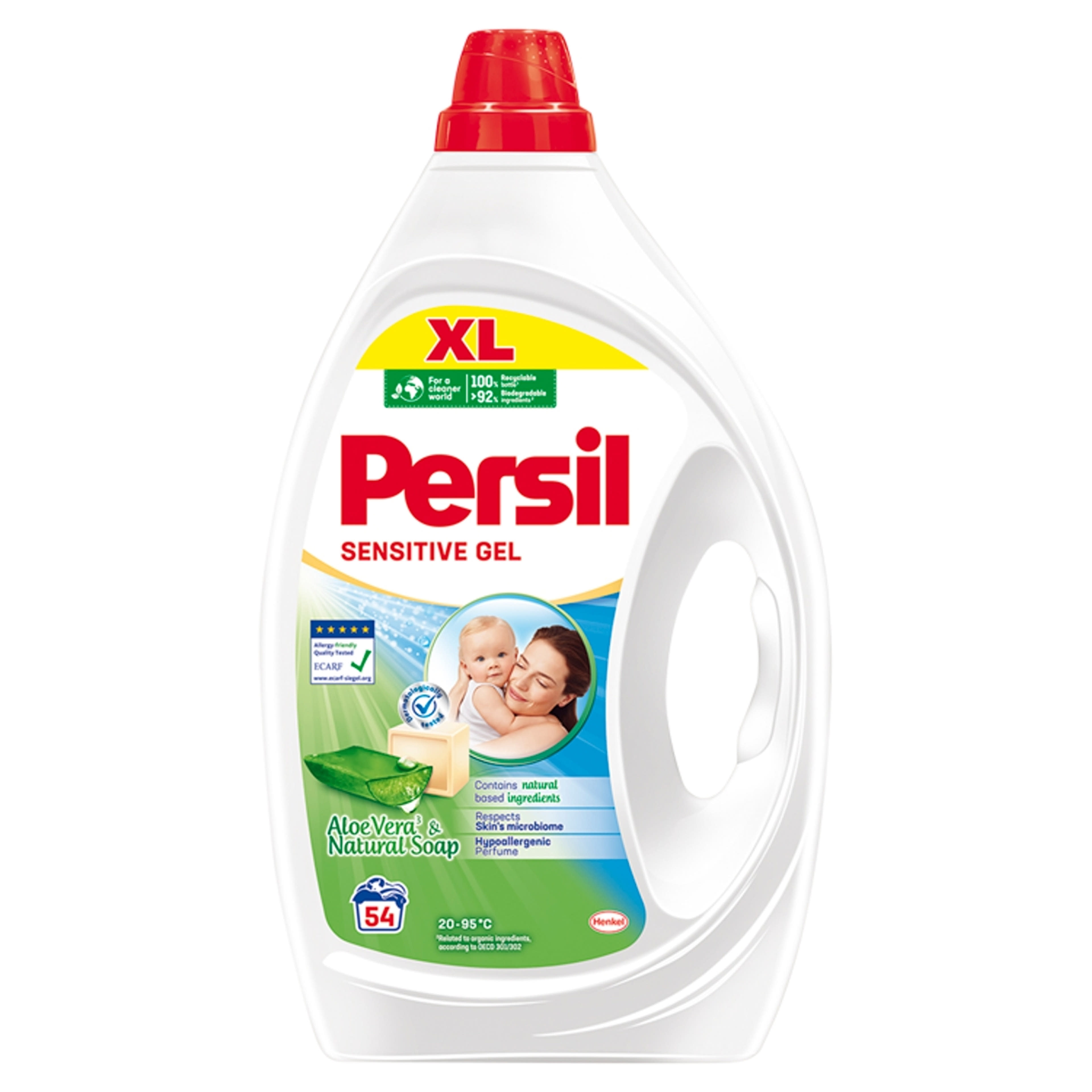 Persil Sensitive Gel folyékony mosószer 54 mosás - 2430 ml-1
