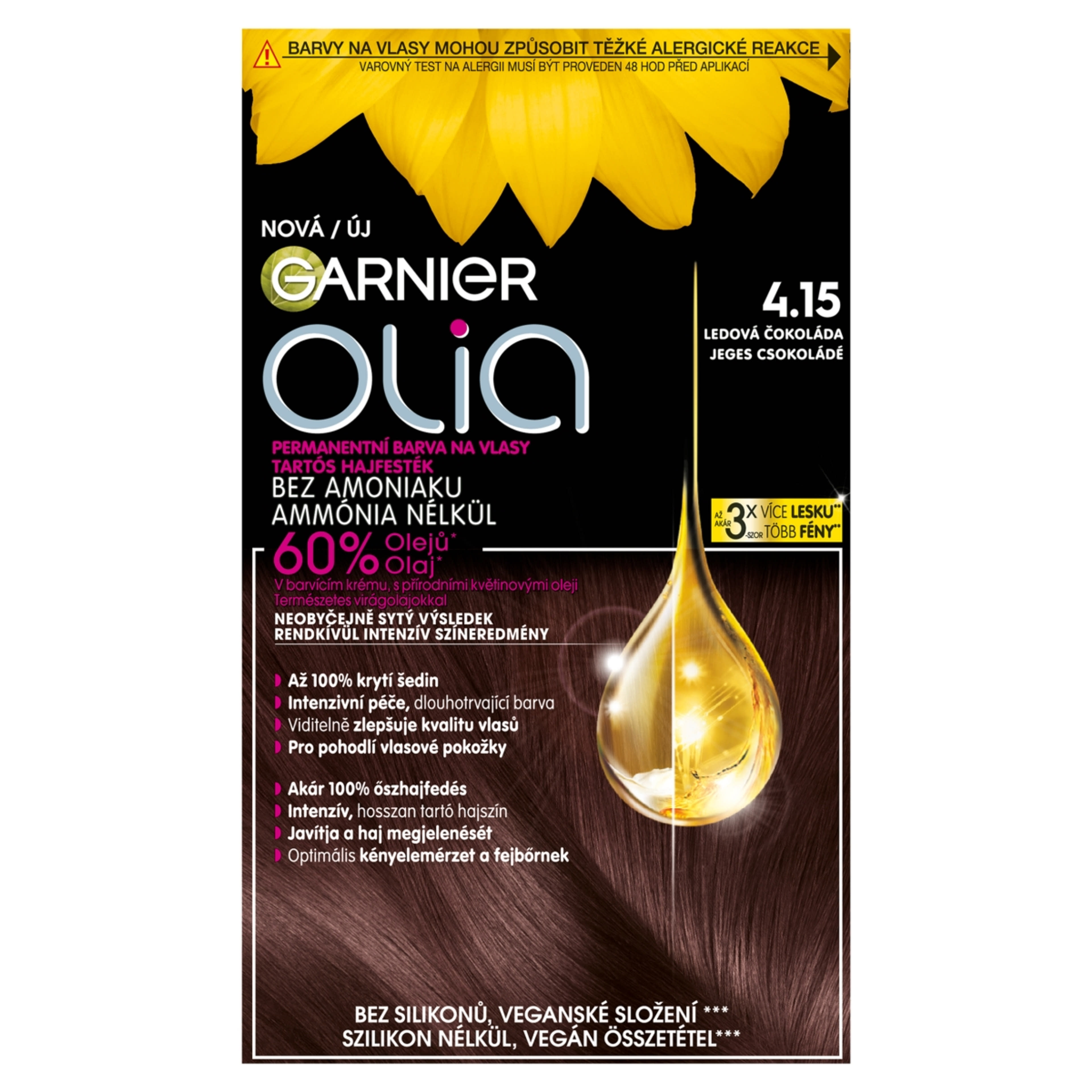 Garnier Olia hajfesték 4.15 Iced Chocolate - 1 db