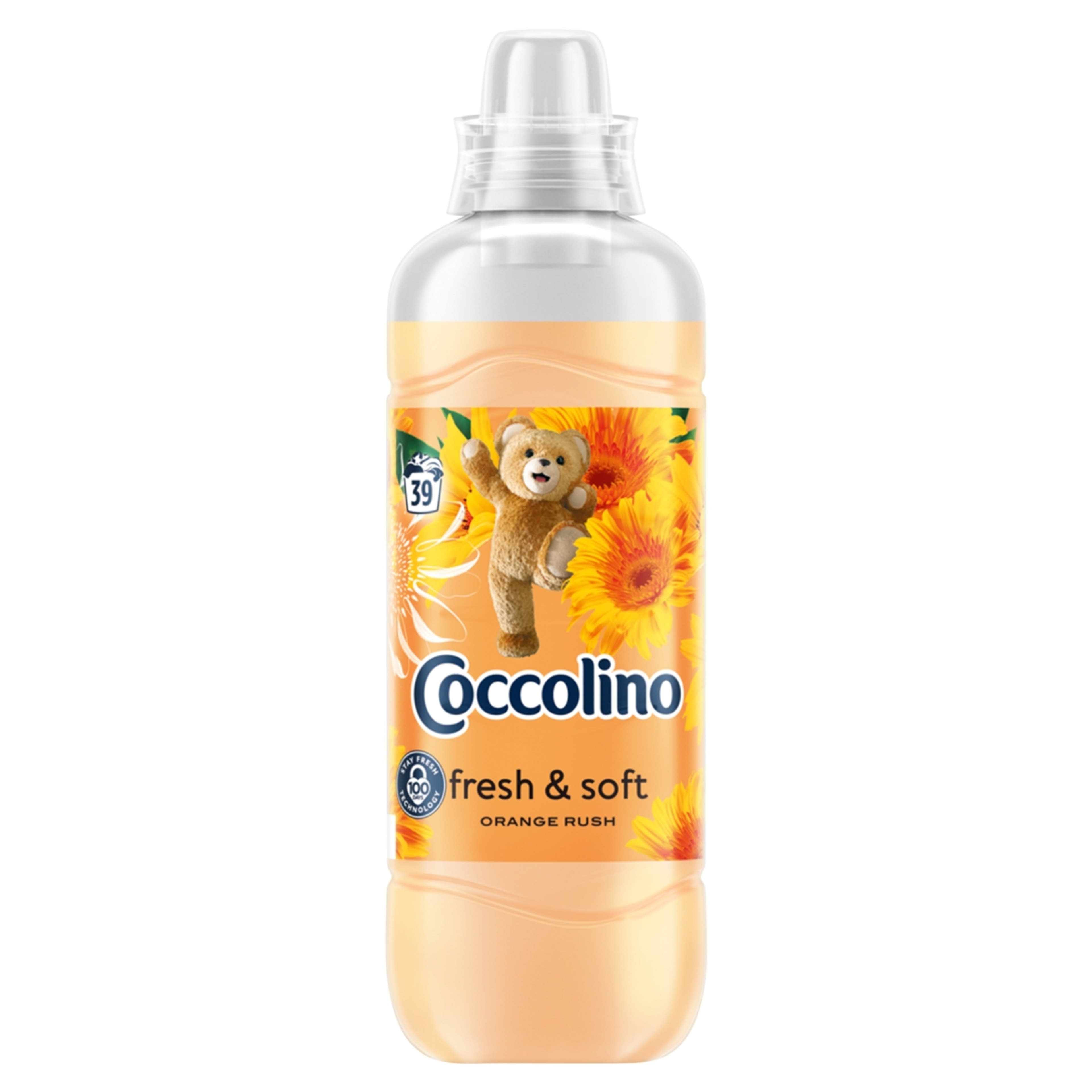 Coccolino Fresh & Soft Orange Rush öblítőkoncentrátum 39 mosás - 975 ml-1