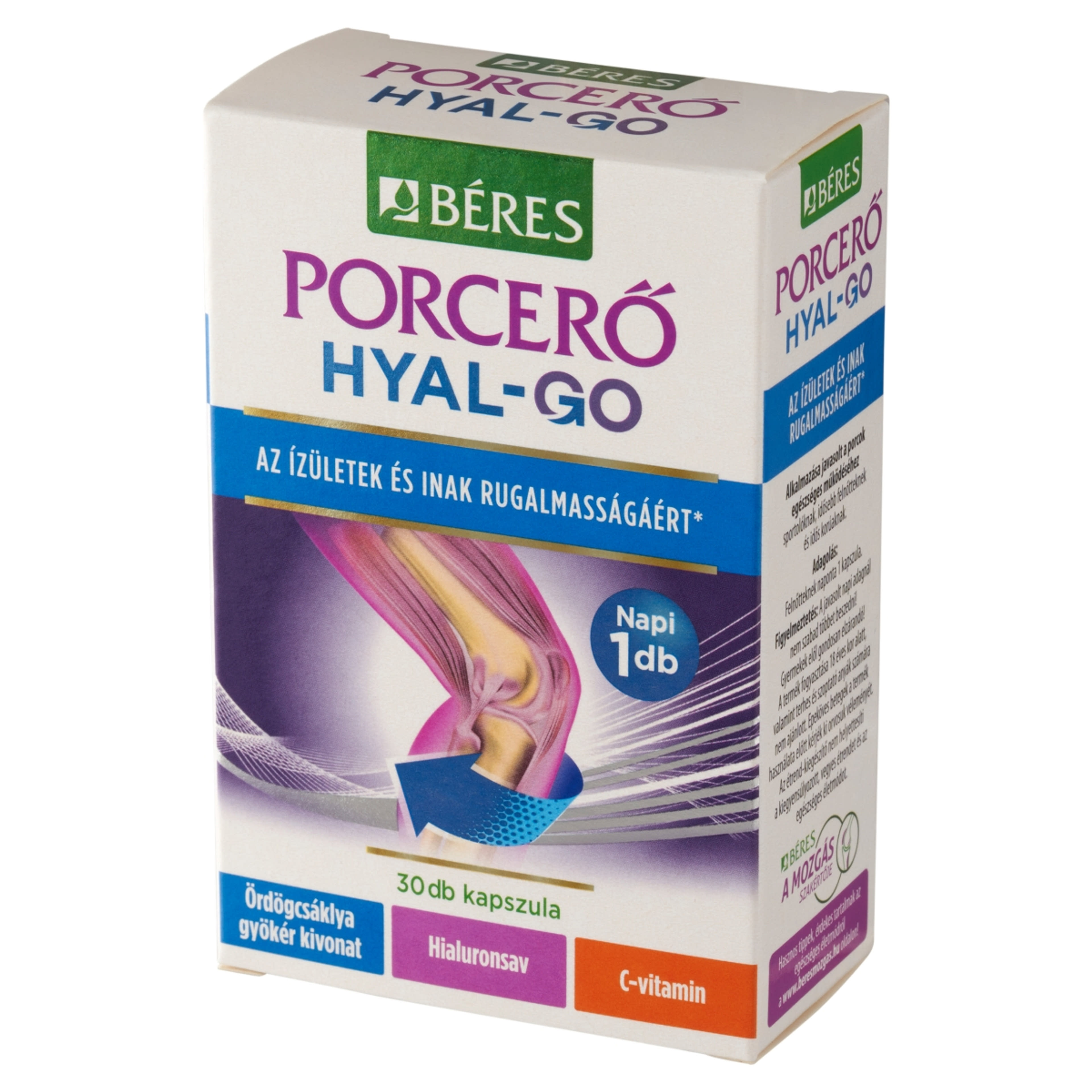 Béres Porcerő HYAL-GO kapszula - 30 db-2