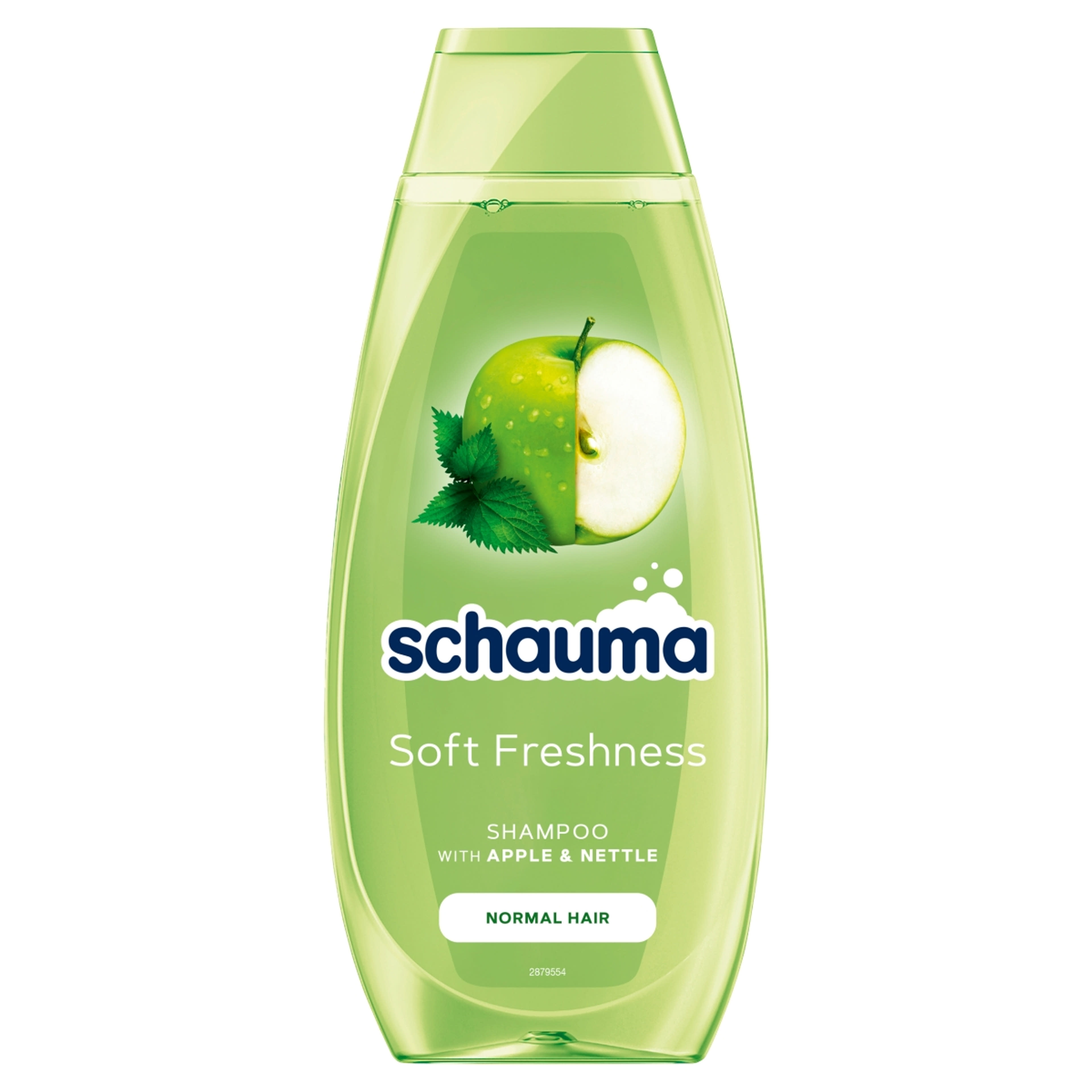 Schauma sampon Clean & Fresh zöld almával és csalánnal - 400 ml-1