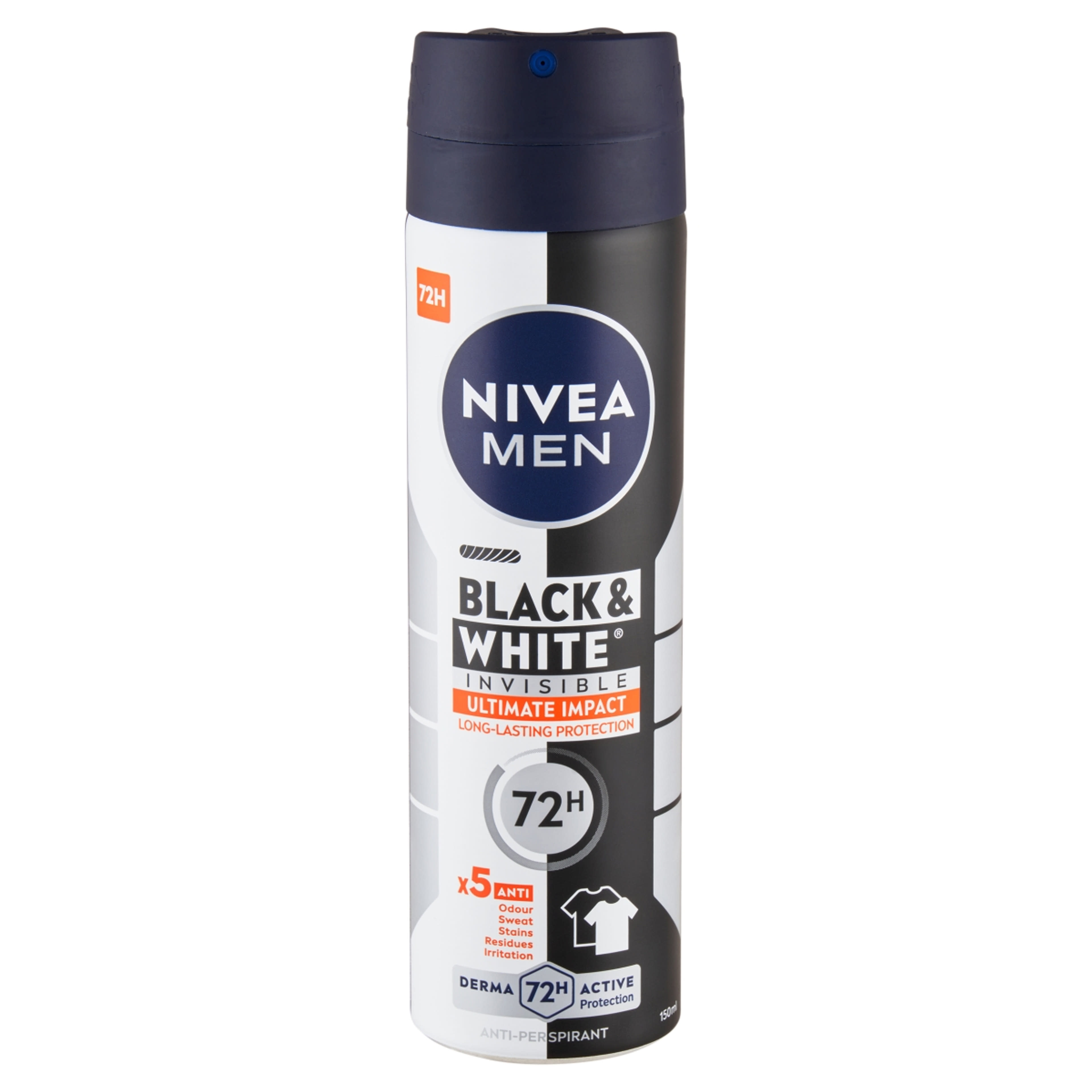 Nivea deo black & white invisible ultimate protect férfi - 150 ml-2