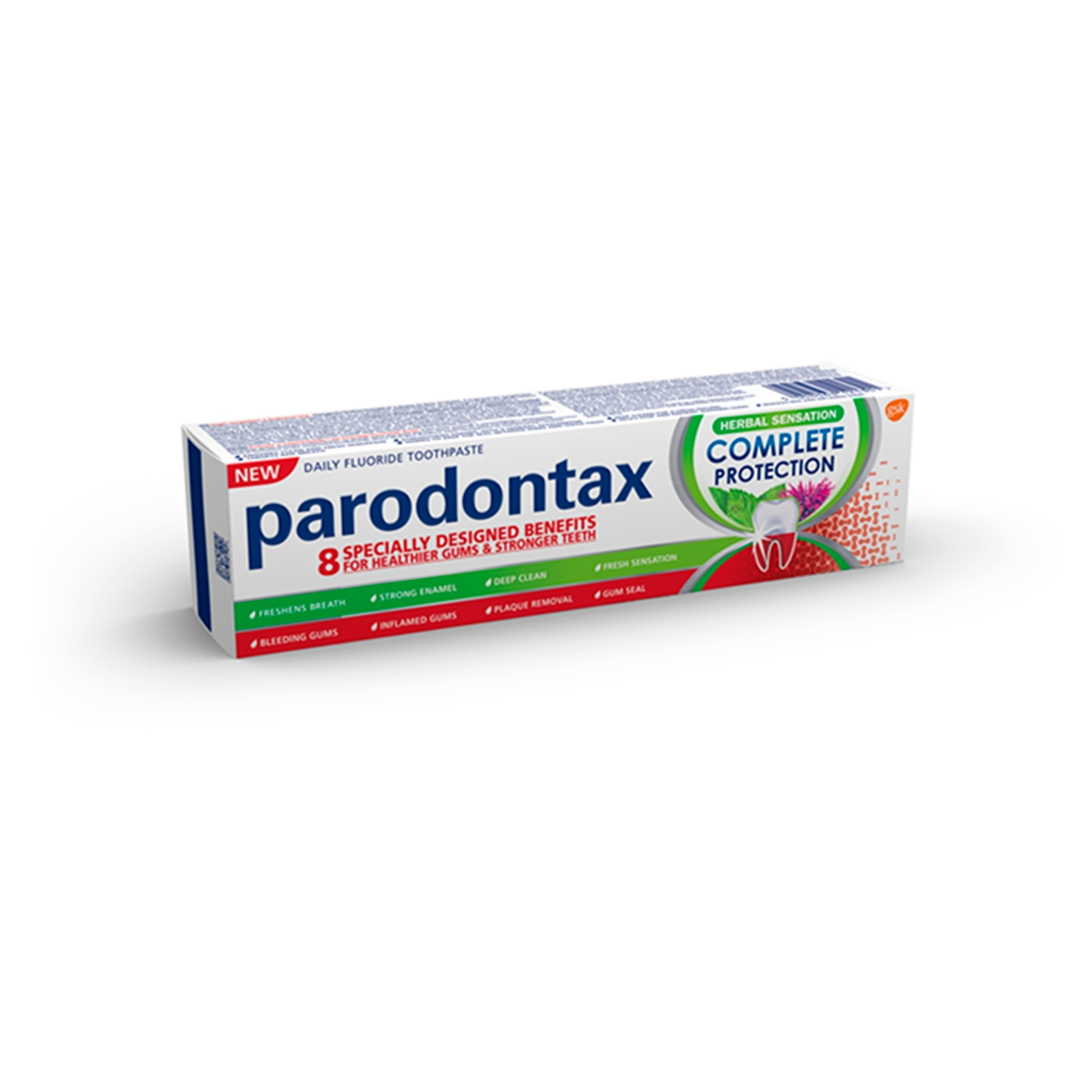 Parodontax Complete Protection Herbal Sensation fluoridos fogkrém - 75 ml-4