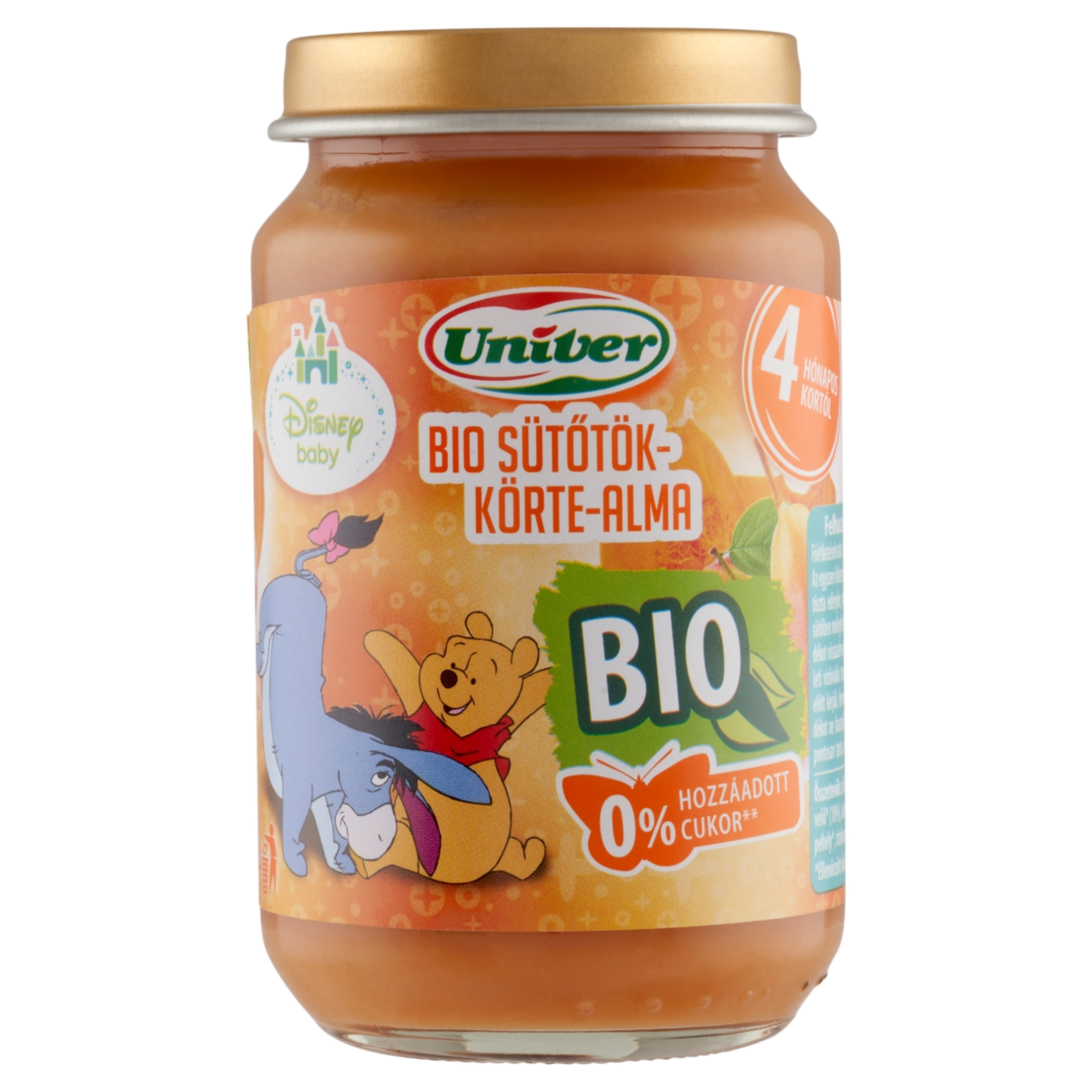 Univer Bébiétel Sütőtök- Körte- Alma Ízesítéssel 4 Hónapos Kortól - 163 g-1