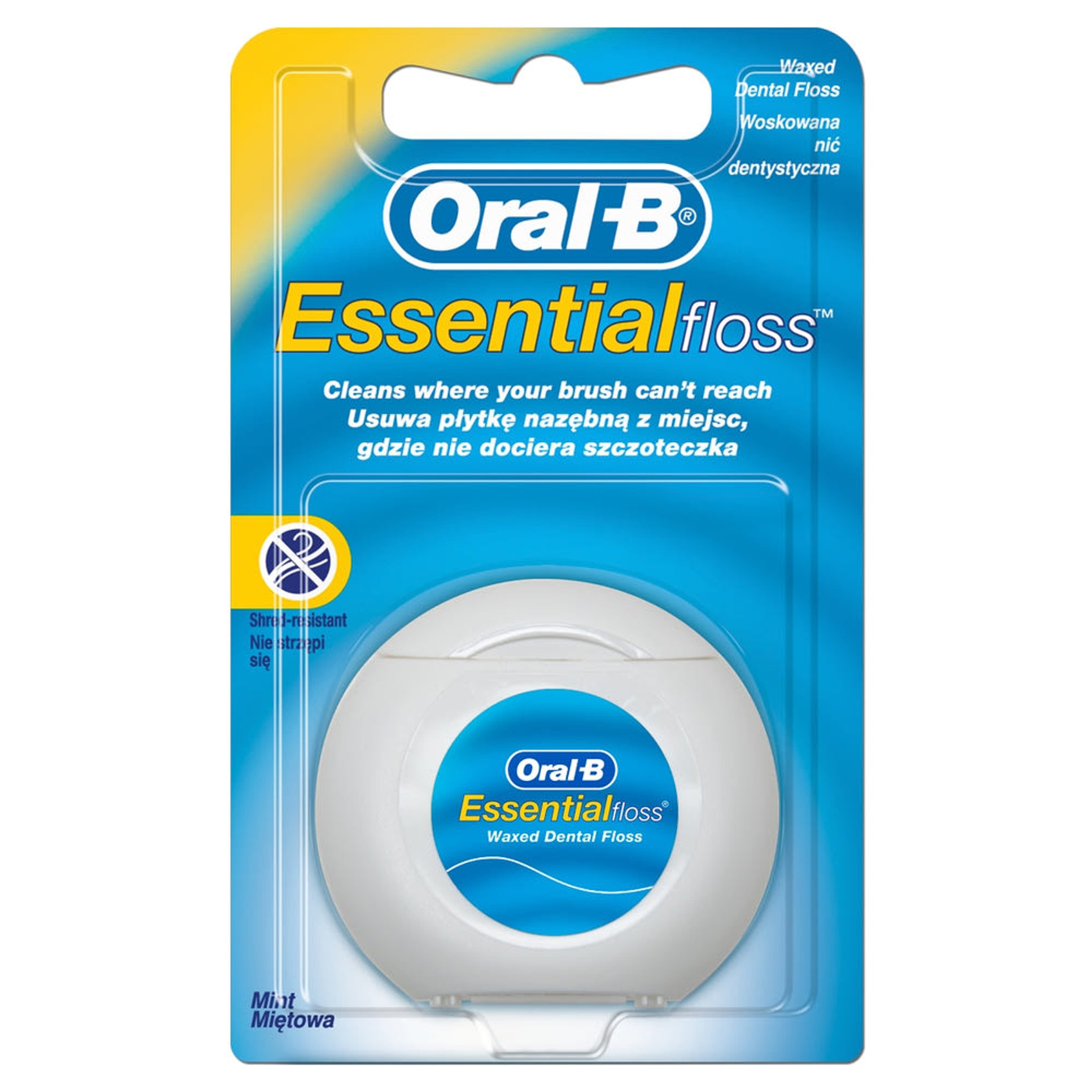 Oral-B Essential Waxed Mint fogselyem - 50 m