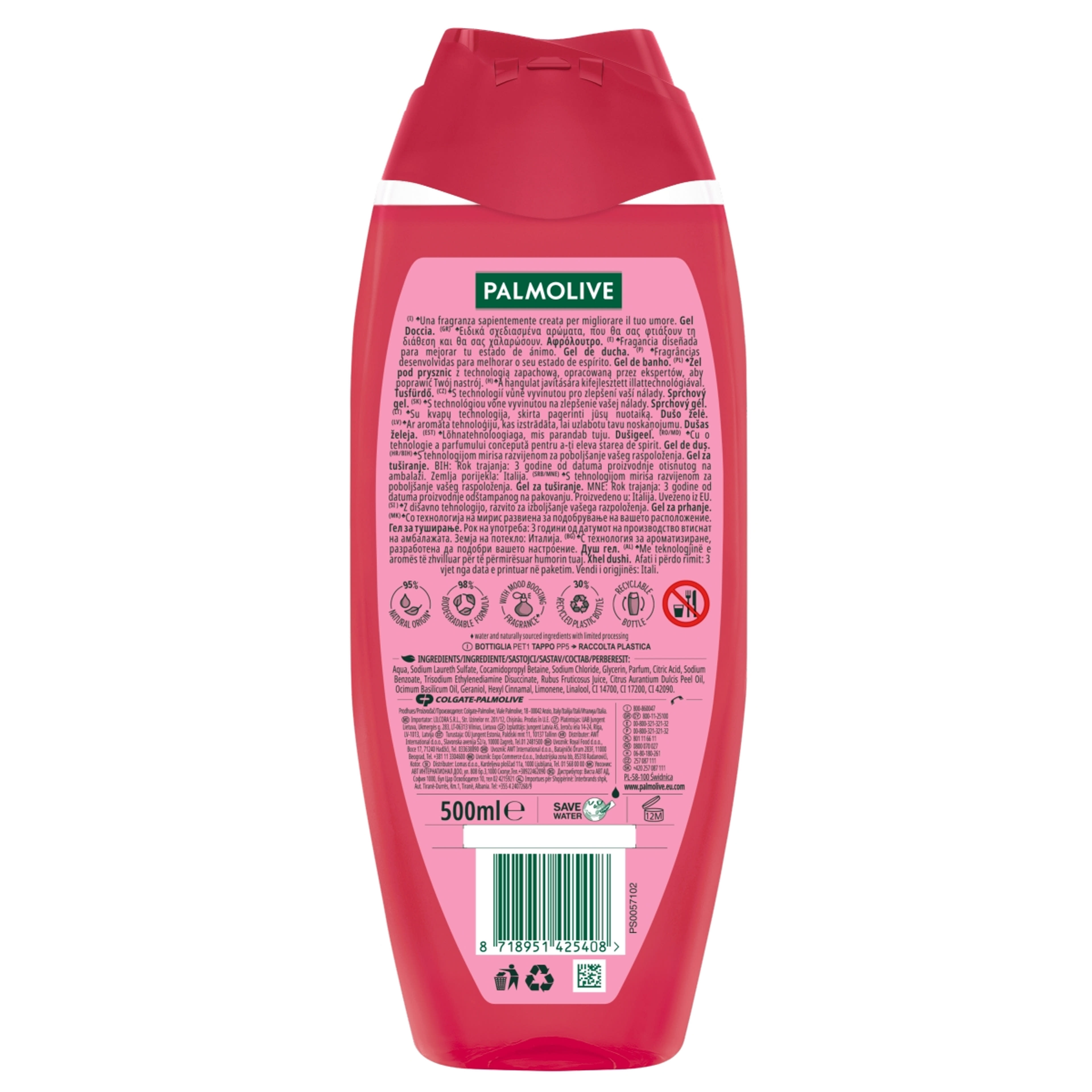 Palmolive Memories of Nature Berry Picking tusfürdő - 500 ml-2