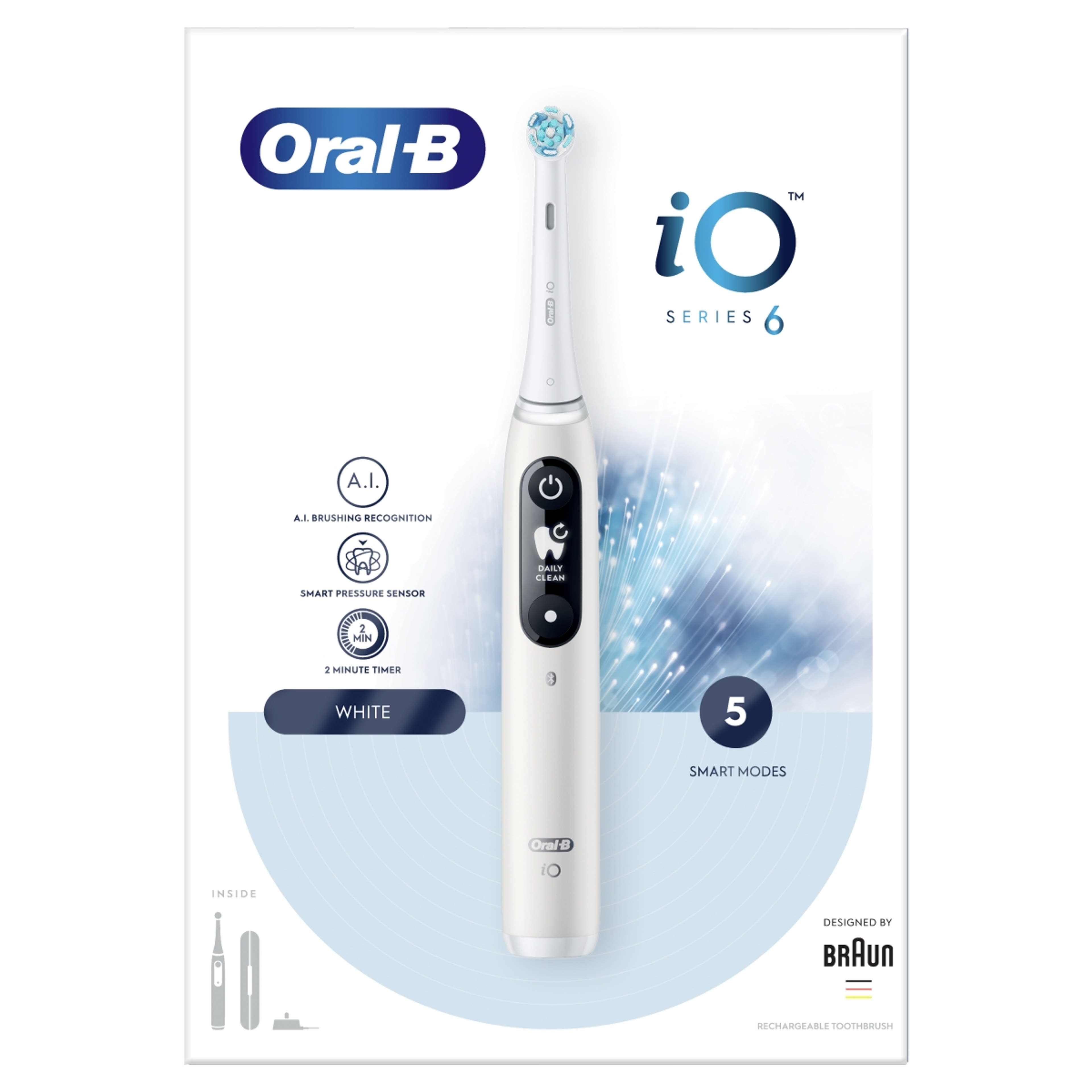 Oral B IO6 White elektromos fogkefe -1 db