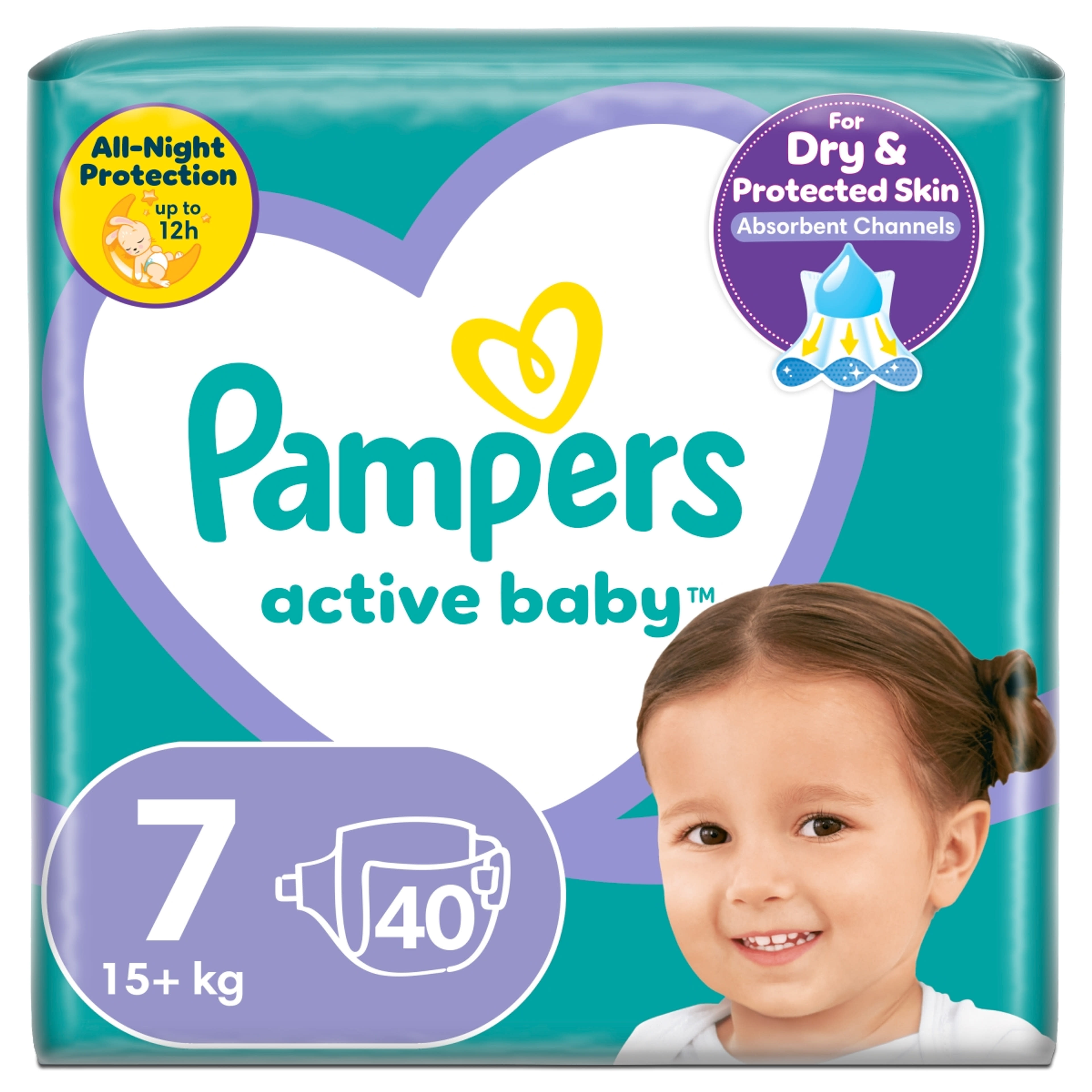 Pampers Active Baby Maxi Pack Pelenka 7 - 40 db-7