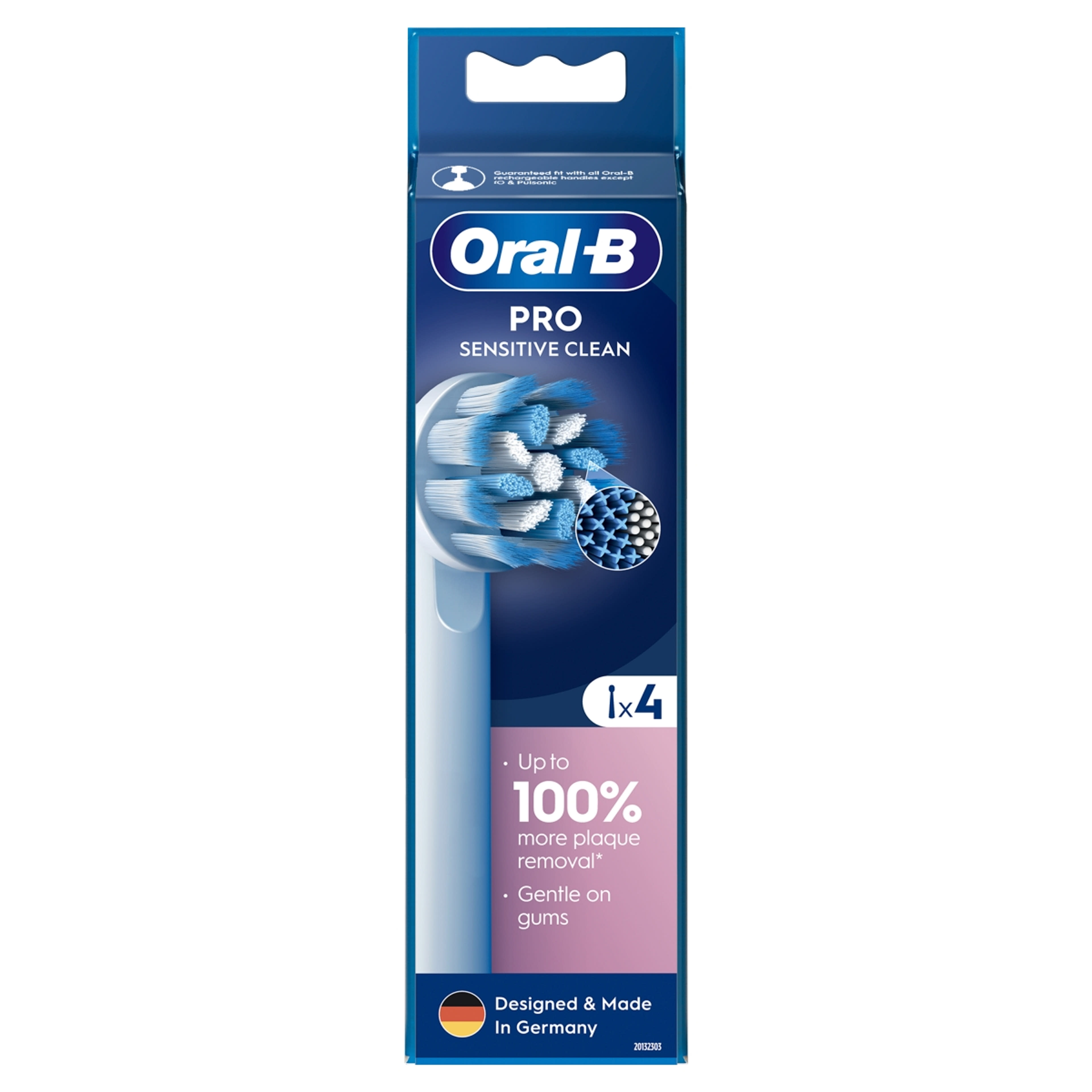 Oral-B Pro Sensitive Clean fogkefefej -  4 db