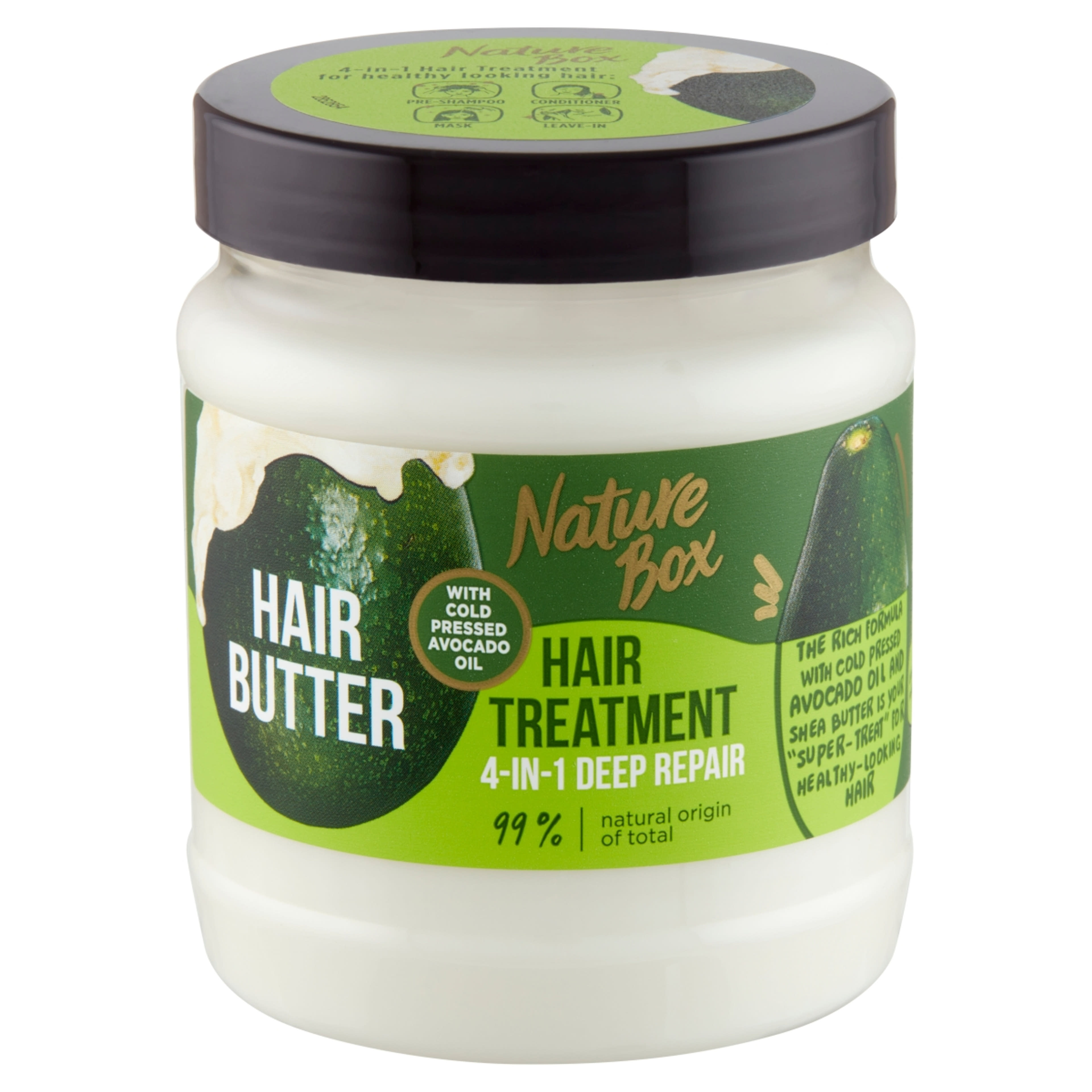 Nature Box Avokádó Hair Butter 4 az 1-ben tápláló hajpakolás - 300 ml-2