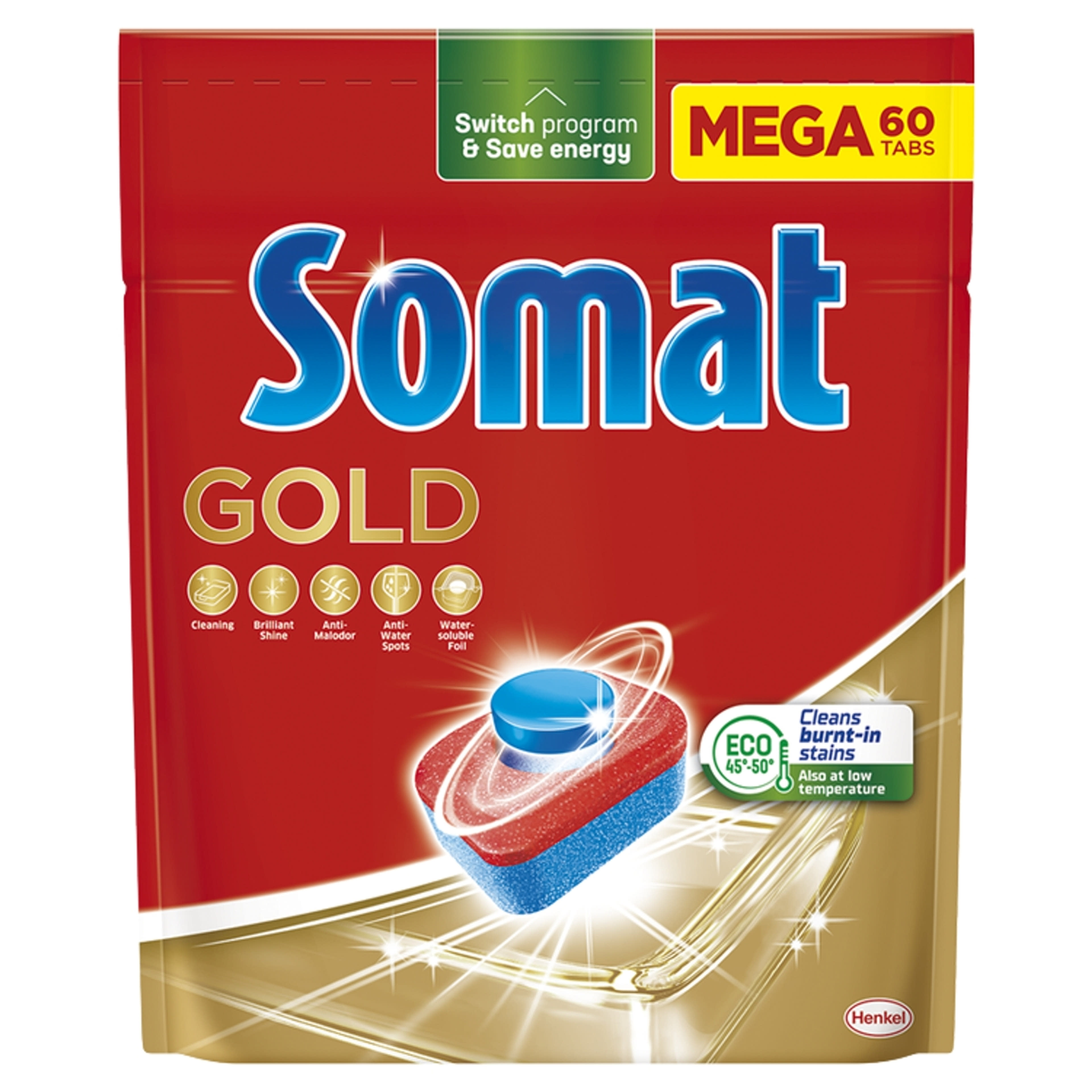 Somat Gold mosogatógép tabletta, 60 mosás - 60 db