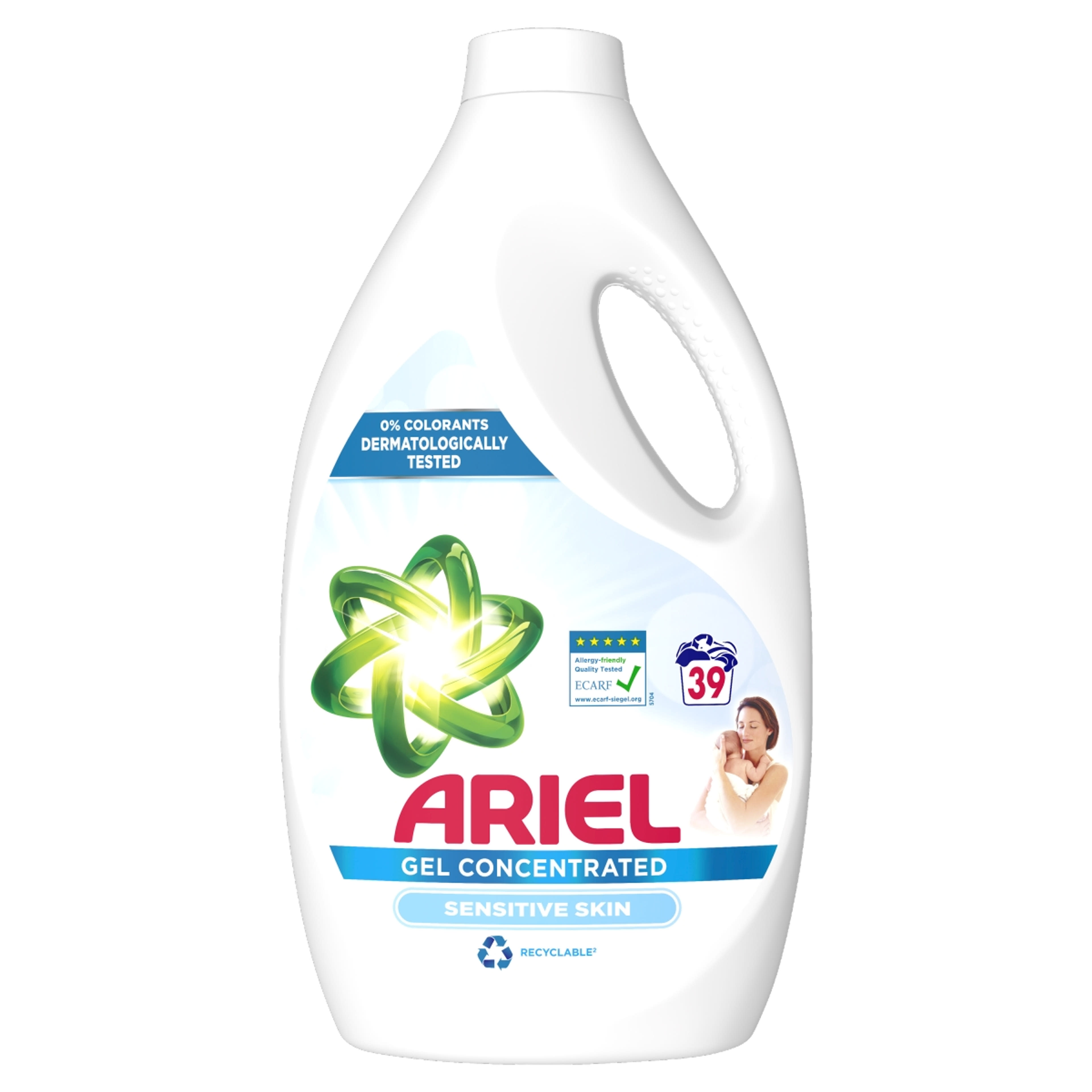 Ariel Sensitive Baby folyékony mosószer, 39 mosáshoz - 2145 ml-1