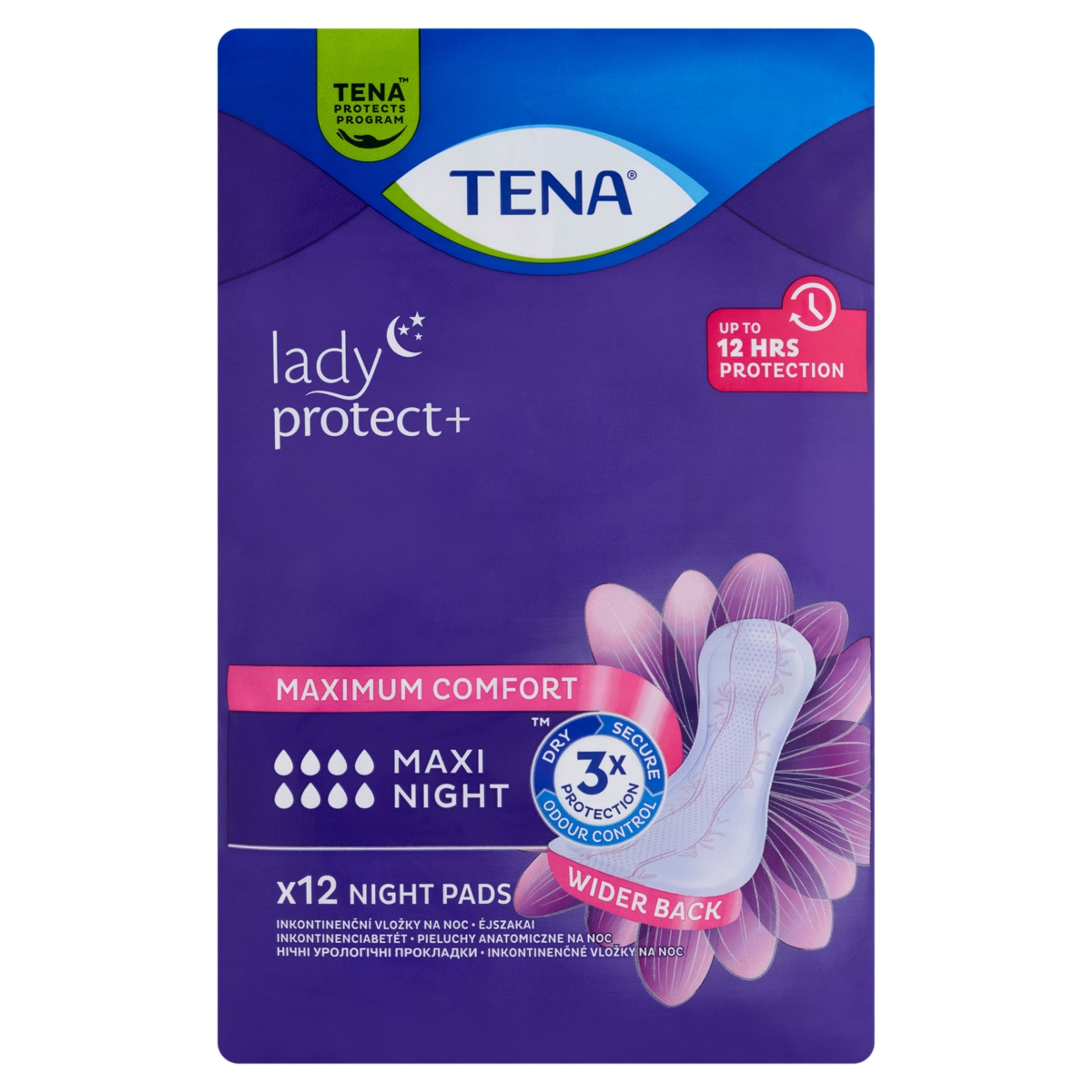 Tena Lady Maxi Night éjszakai betét - 12 db