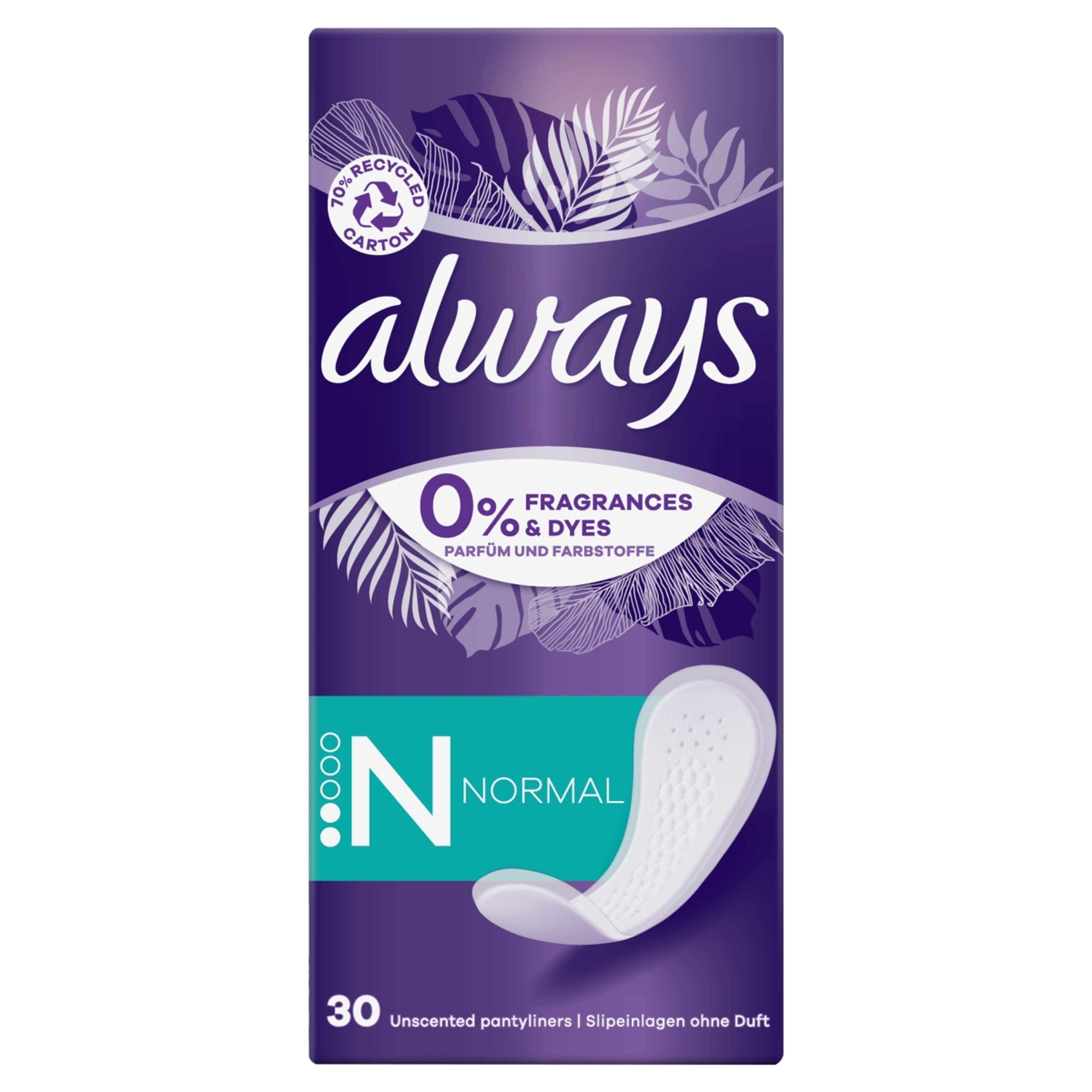 Always Daily Fresh Normal Zero tisztasági betét - 30 db-1