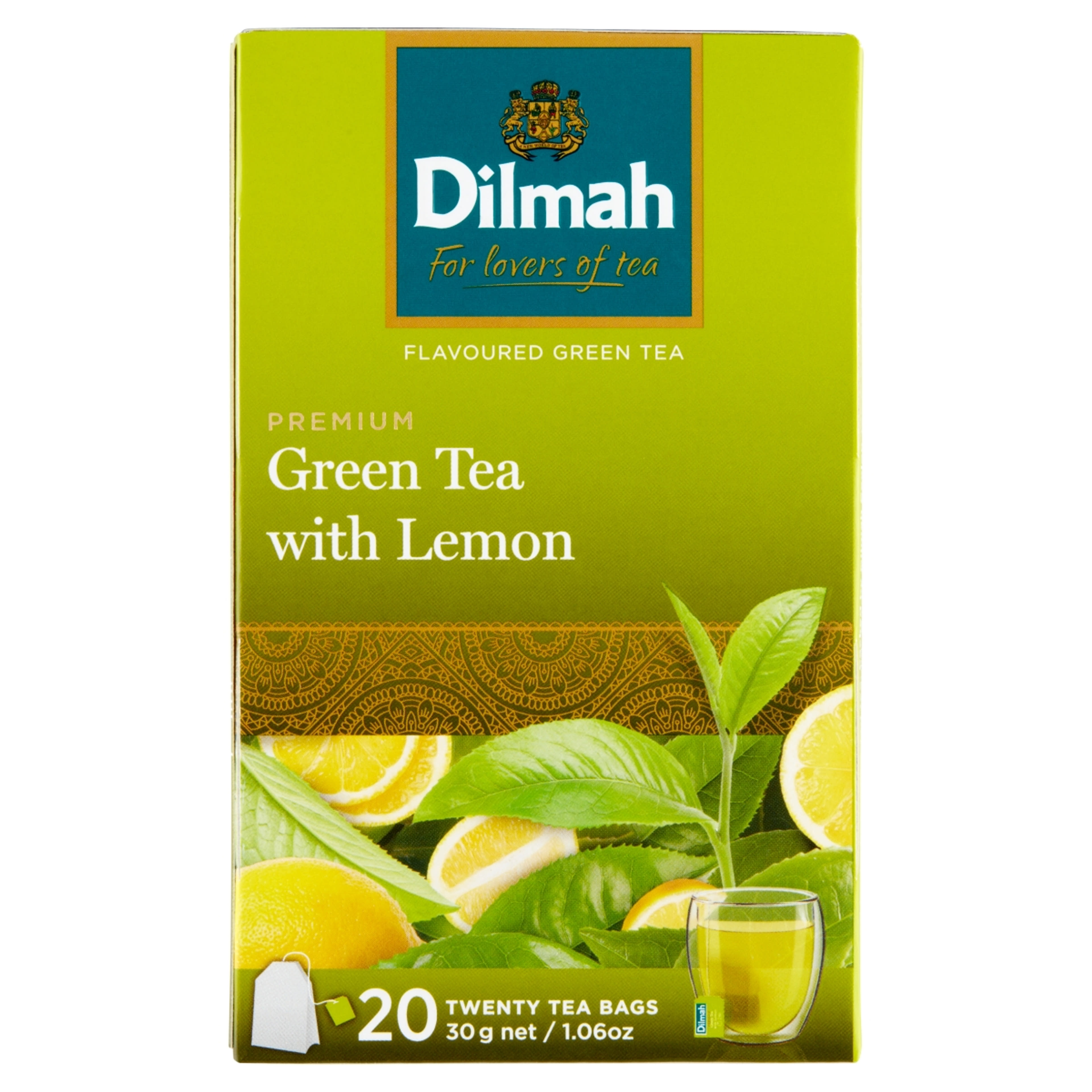 Dilmah Green tea citrom aromával - 30 g