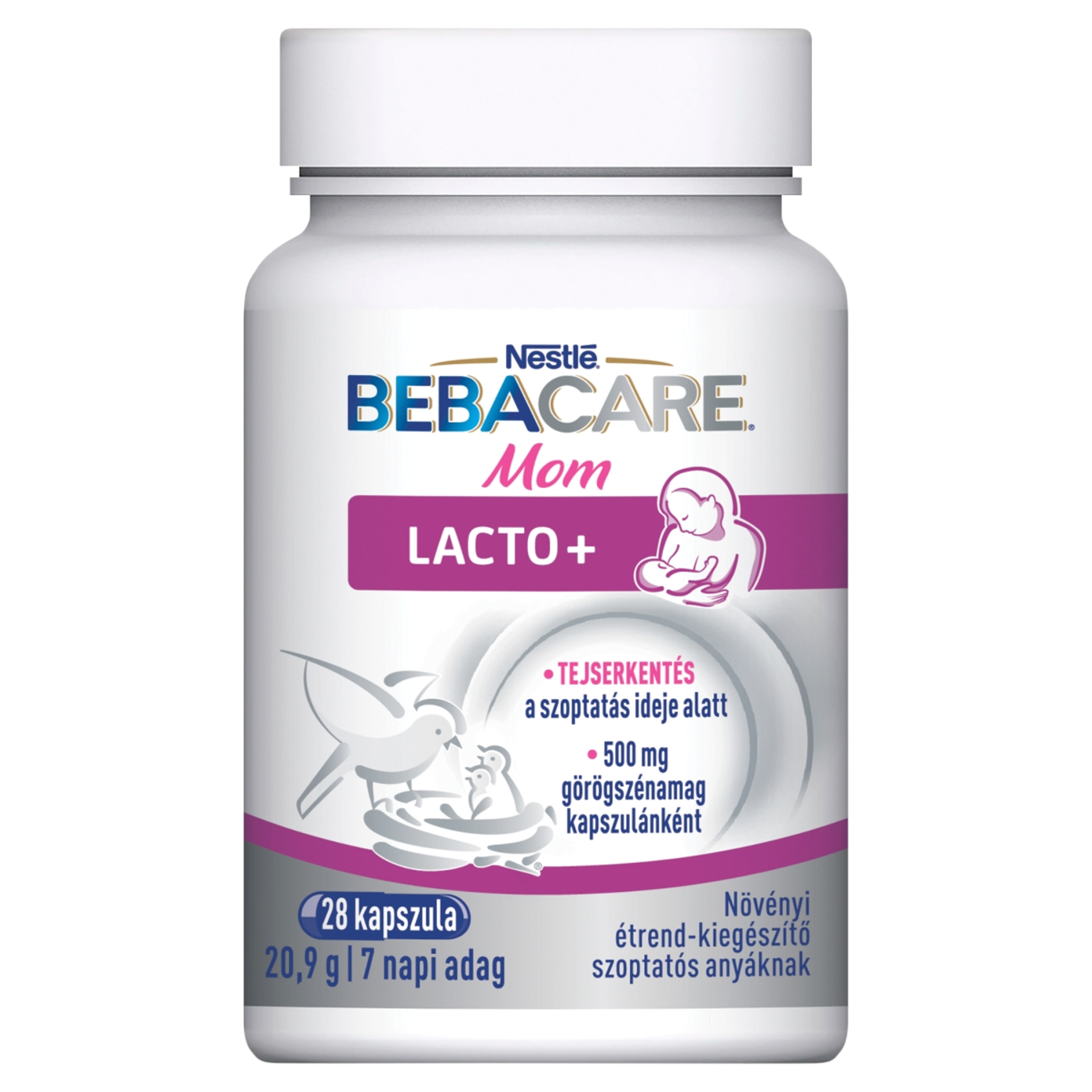 Nestlé Bebacare Lacto+ növényi étrend-kiegészítő szoptatós anyáknak - 28 db-2