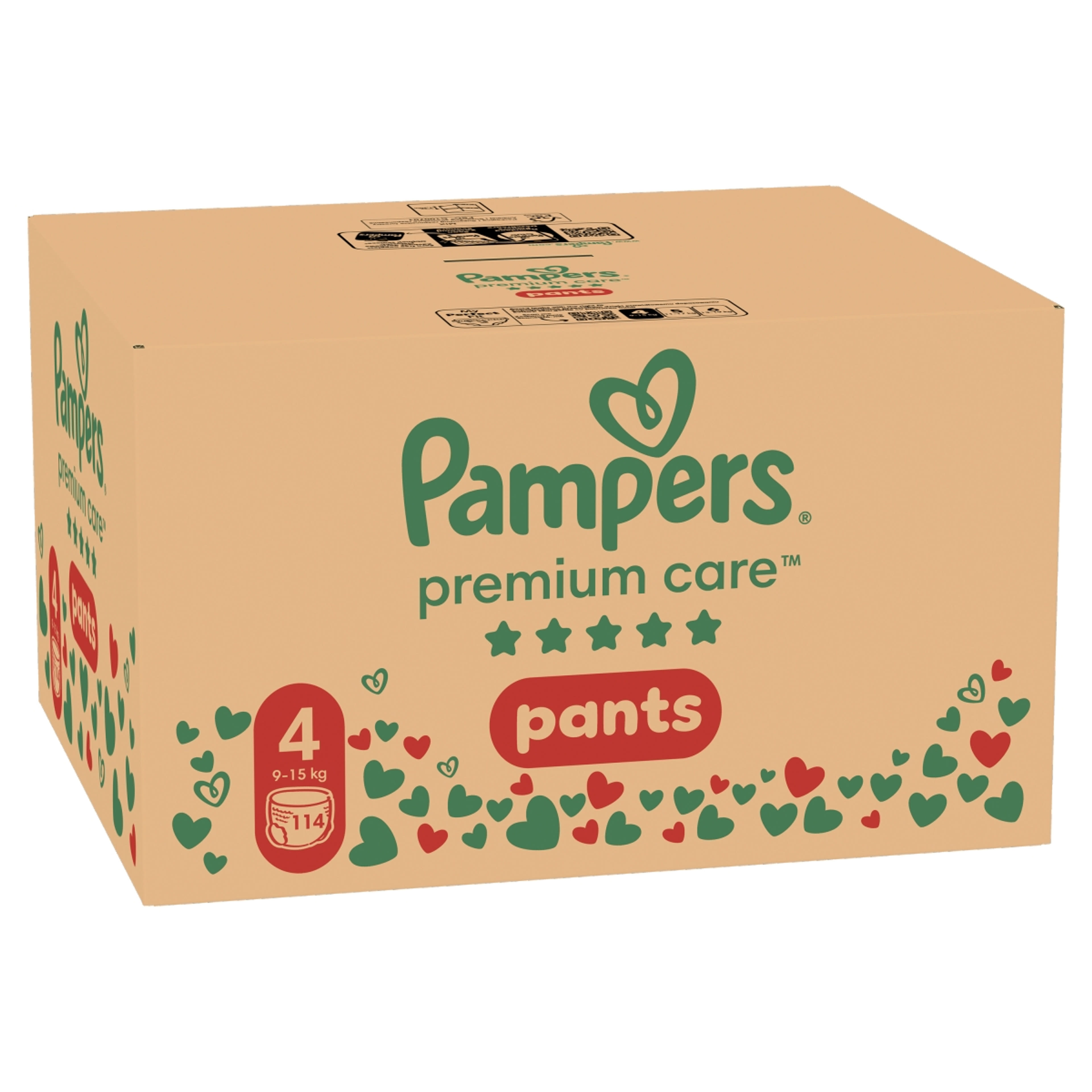Pampers Premium Care bugyipelenka 4-es 9-15 kg - 114 db-2