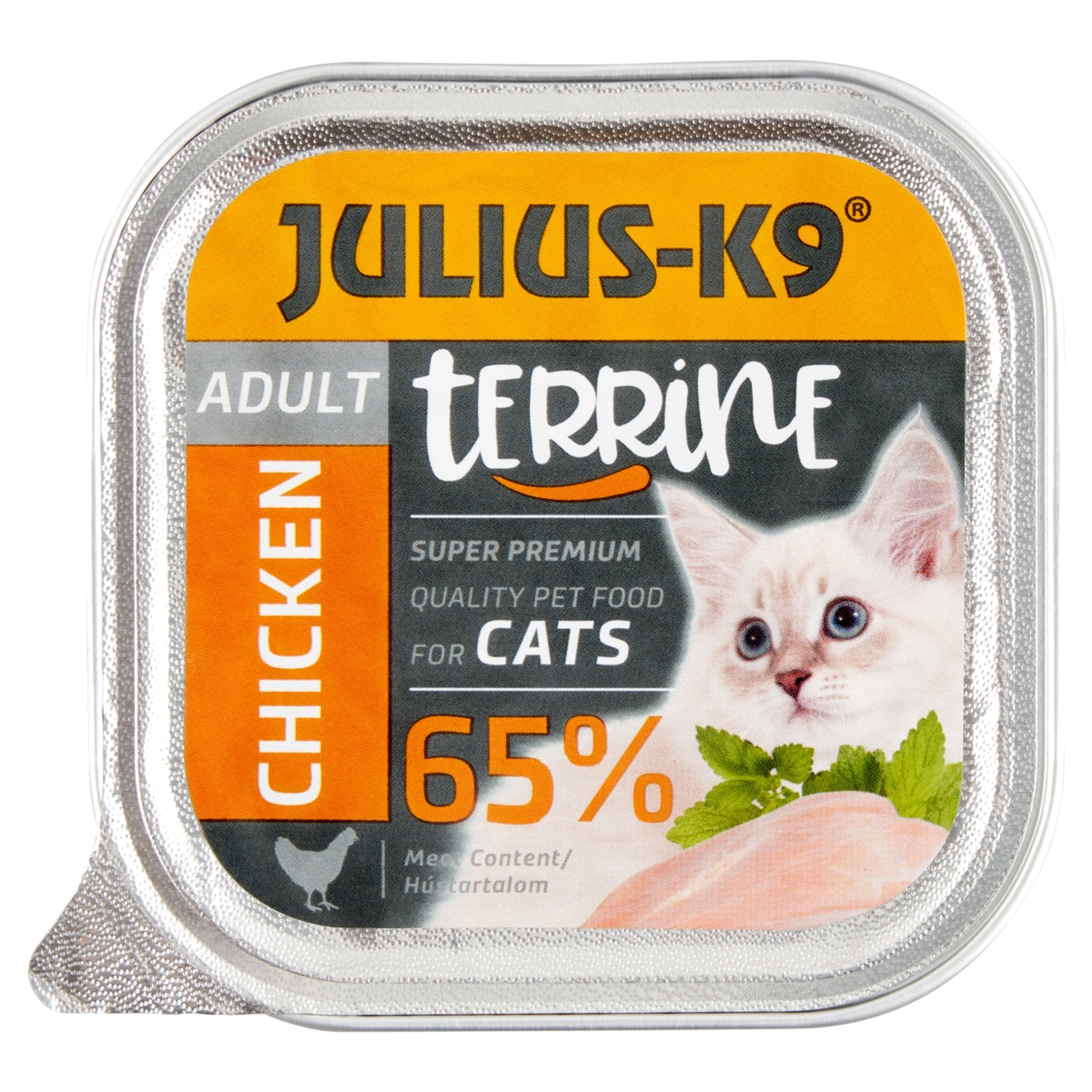Julius-K9 alutál macskáknak, csirke - 100 g
